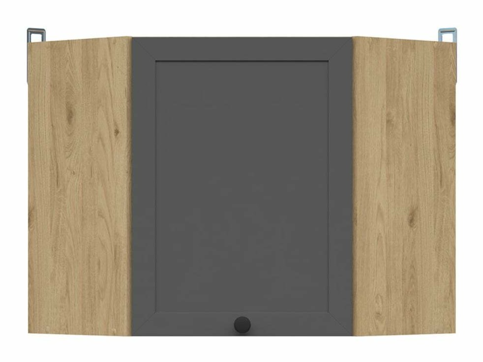Modularan zidni kutni ormarić Classic Grey Oak 104