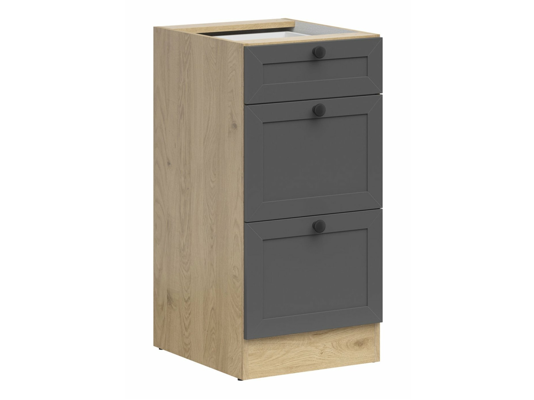 Modularni ormarić s ladicama Classic Grey Oak 107