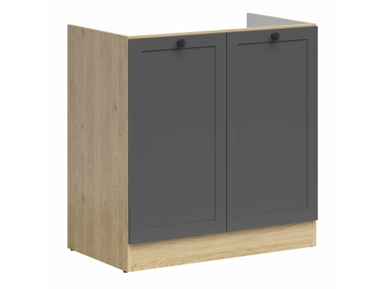 Modularni ormarić za sudoper s vratima Classic Grey Oak 101