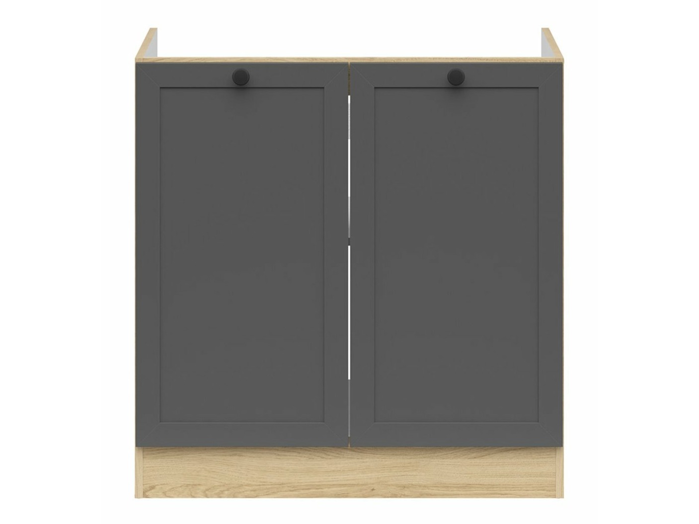 Modularni ormarić za sudoper s vratima Classic Grey Oak 101