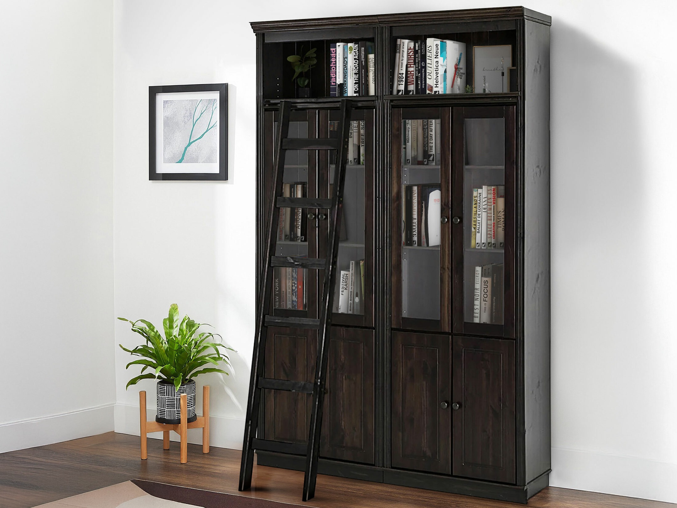 Set polica Saltoro 120 (Tamno smeđa)