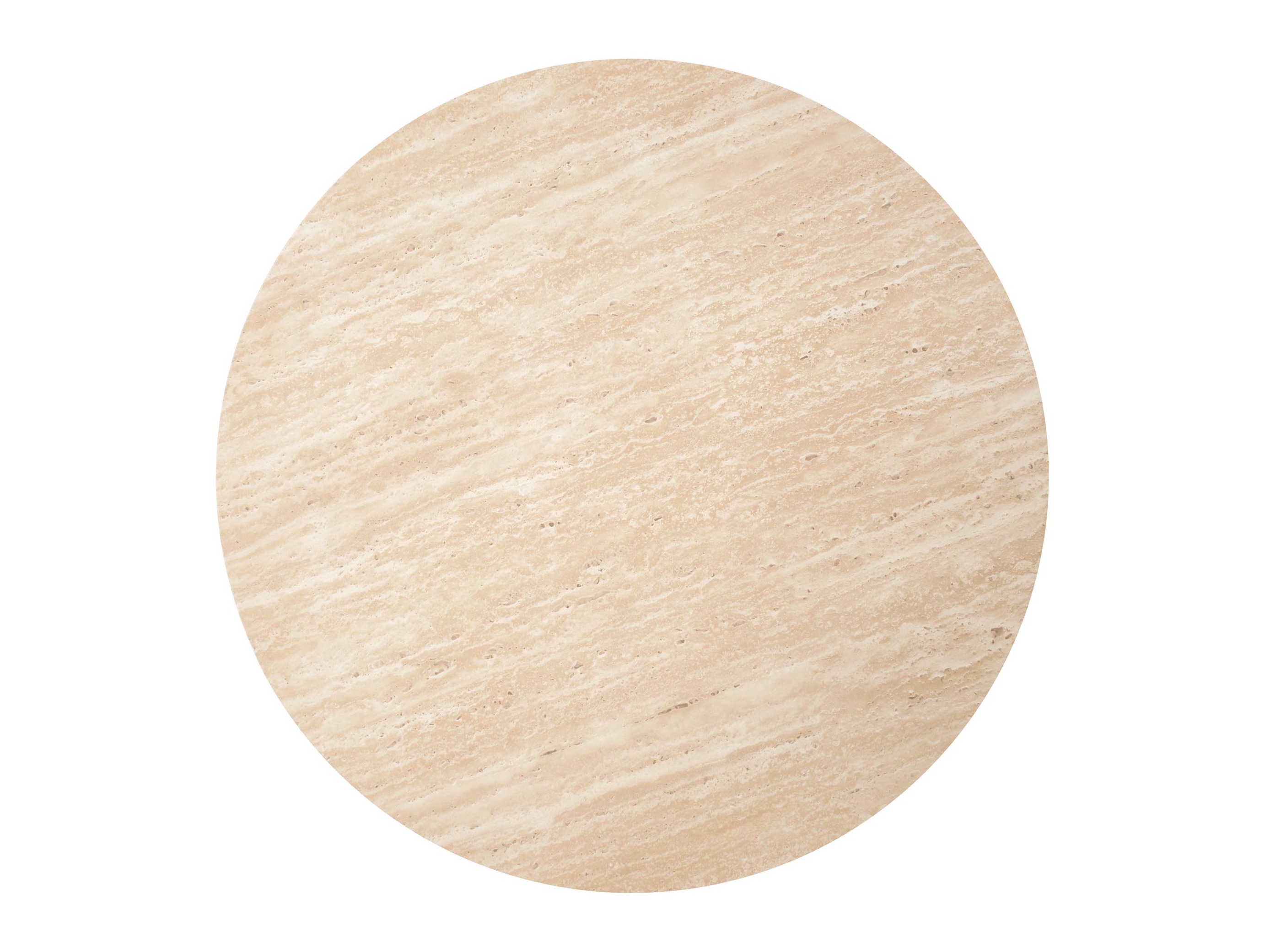 Set stolića za kavu Houston 951 (Svijetli travertin + Bijela)