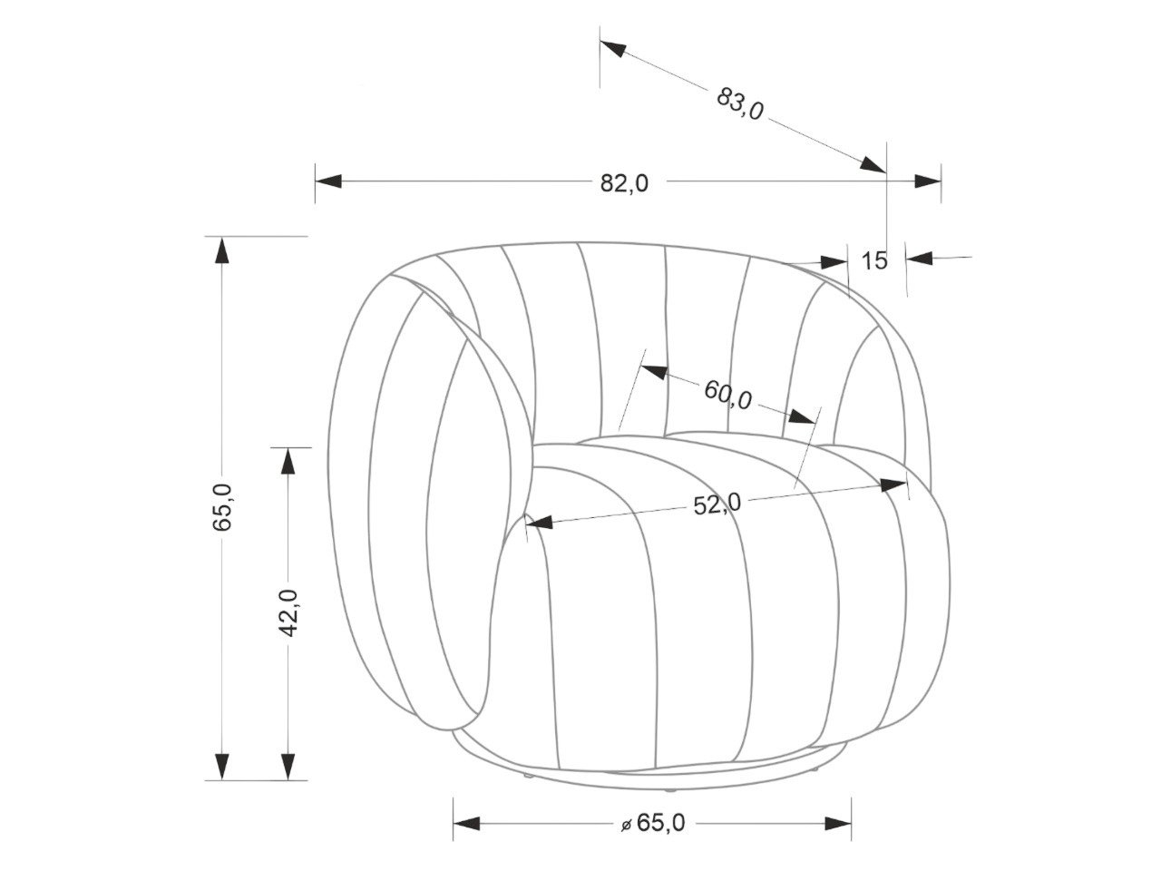 Fotelja Houston 2007