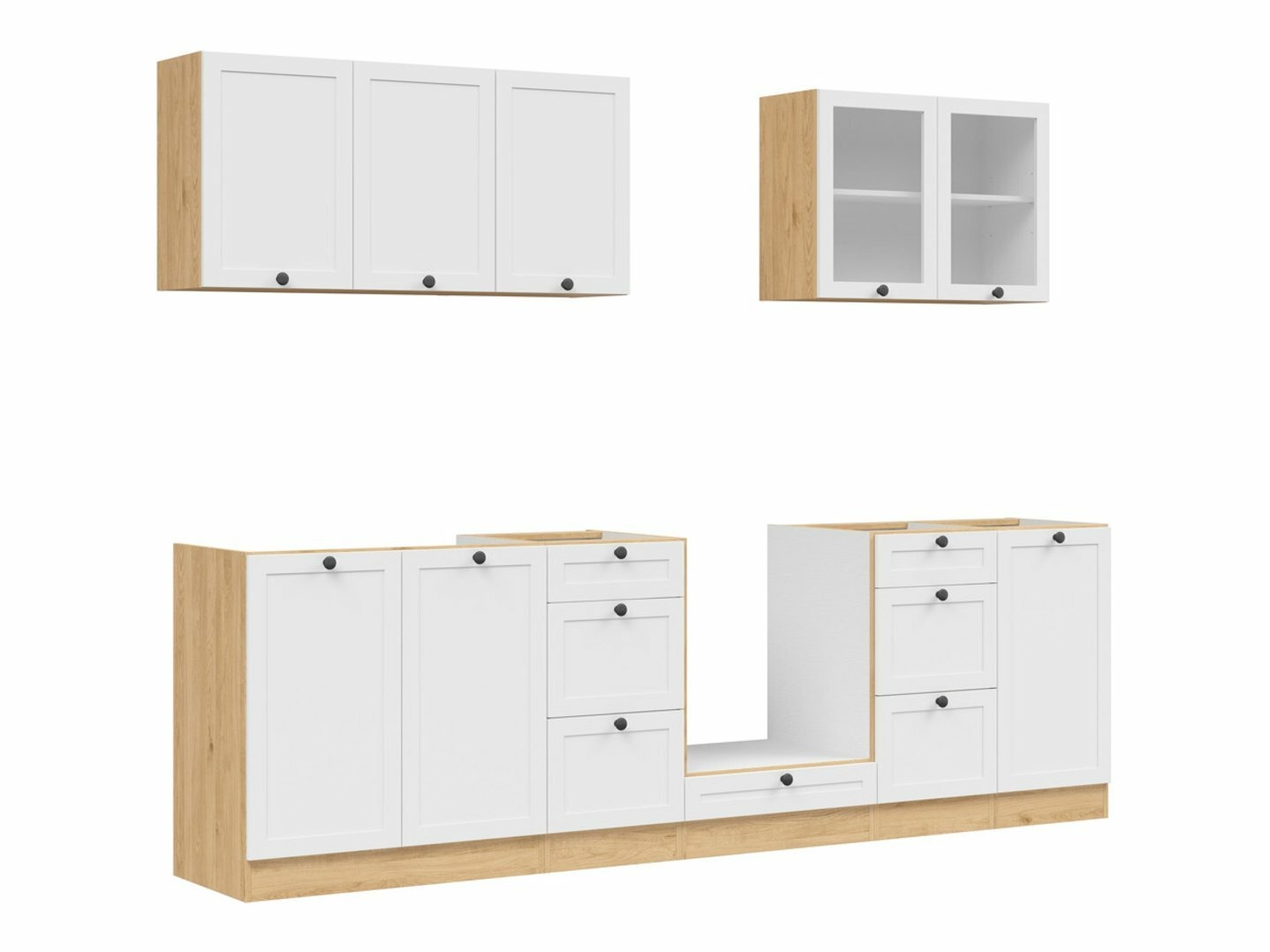 Modularan kuhinjski set Classic White Oak 122
