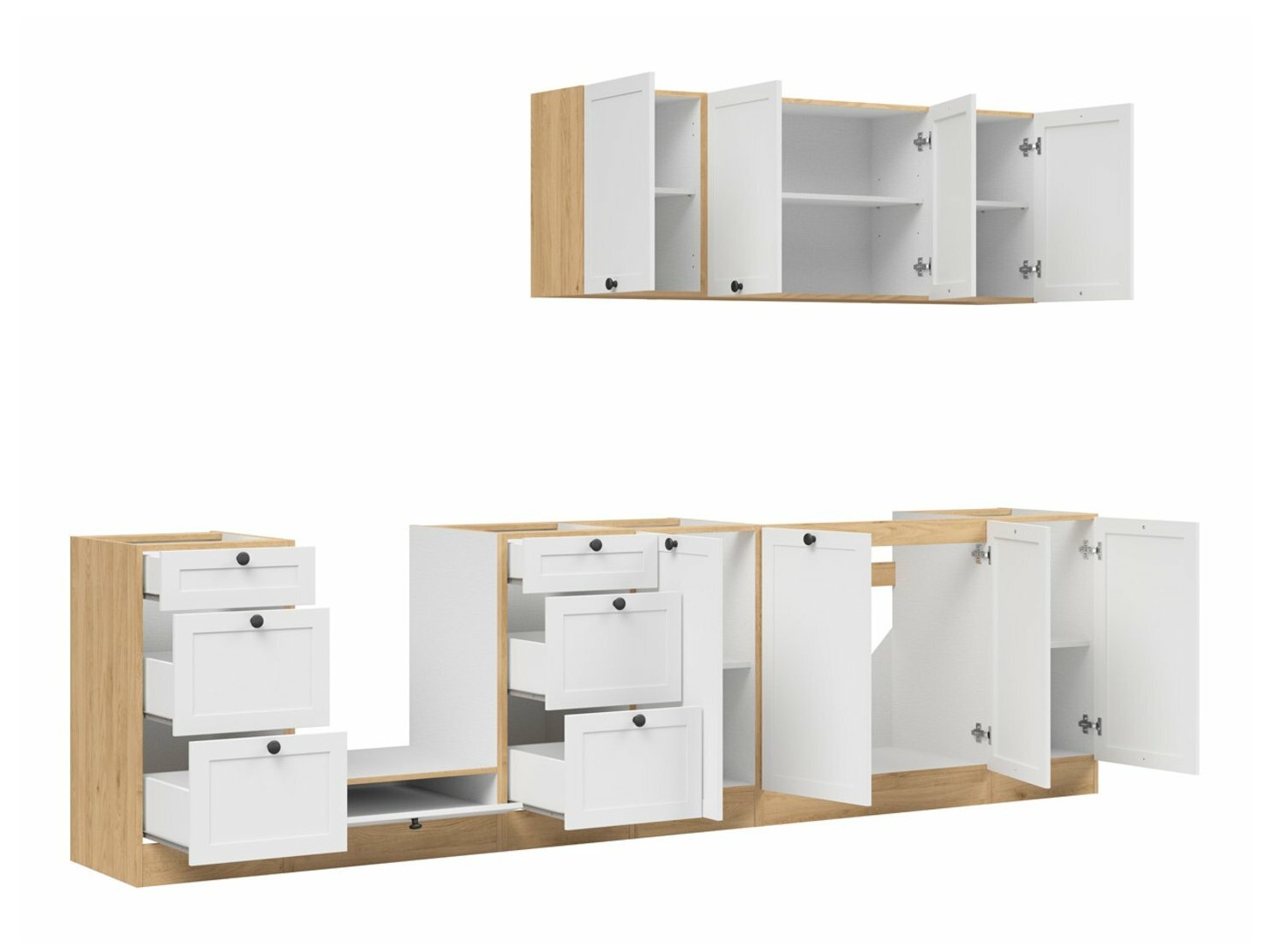 Modularan kuhinjski set Classic White Oak 123
