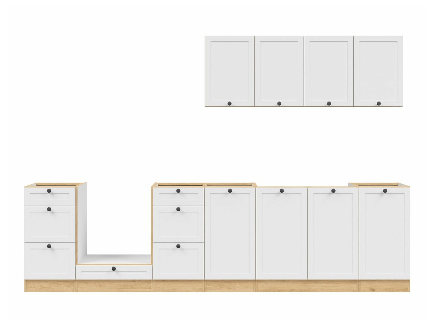 Modularan kuhinjski set Classic White Oak 123