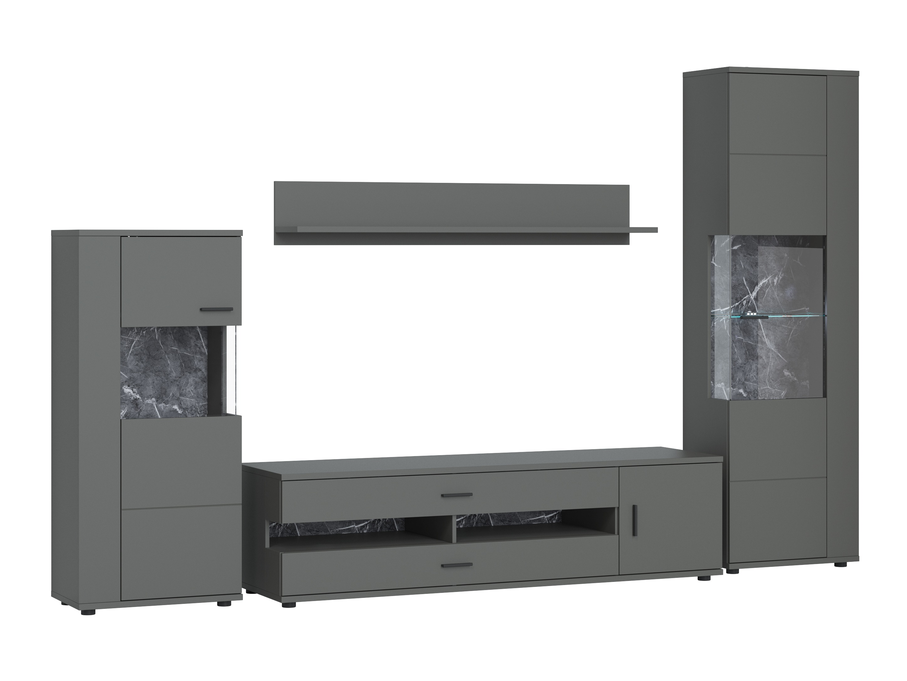 Set za dnevni boravak Ontario 161 (Grafit)