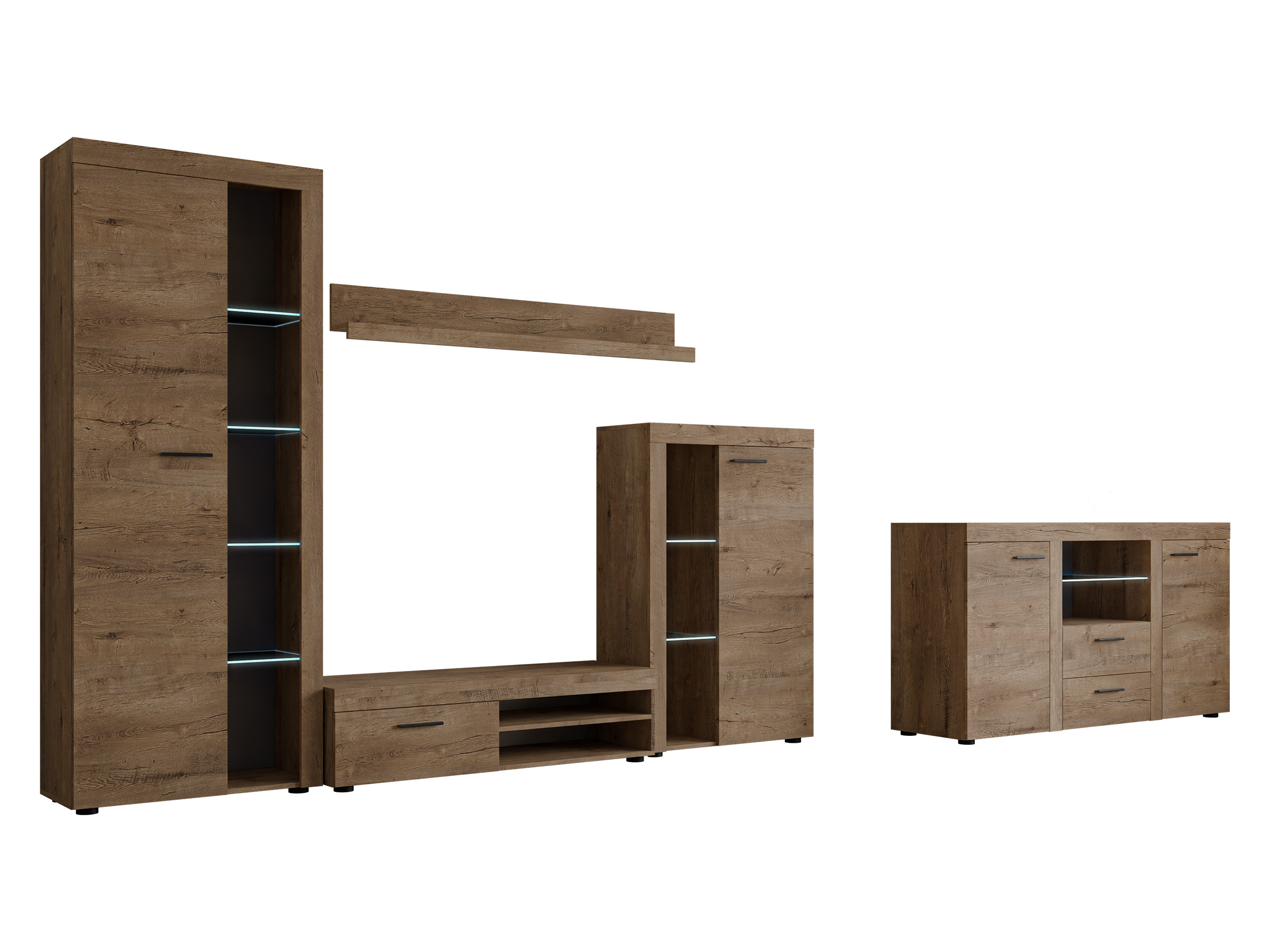 Set za dnevni boravak Tucson 106 (Hrast Lefkas)