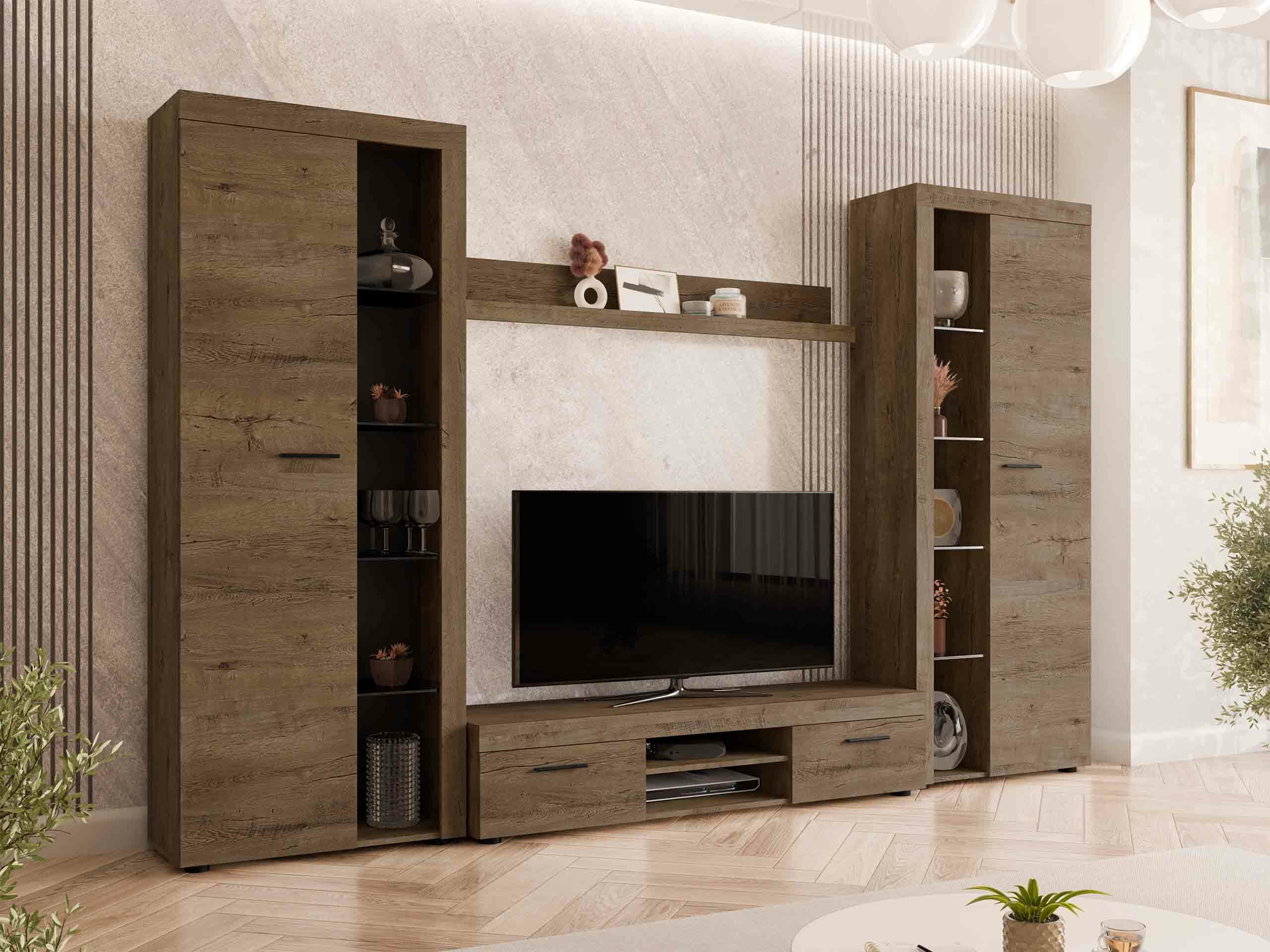 Set za dnevni boravak Univio II (Hrast Lefkas)