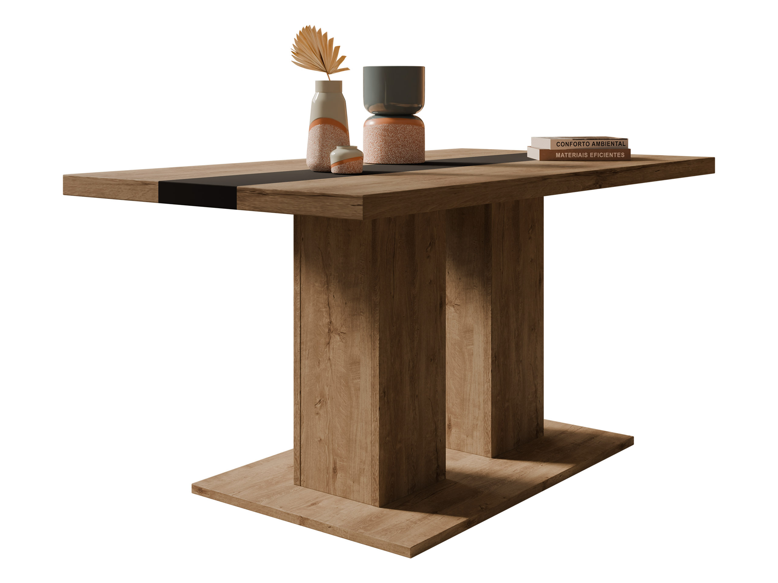 Stolić za kavu Tucson 147 (Hrast Lefkas + Crna)