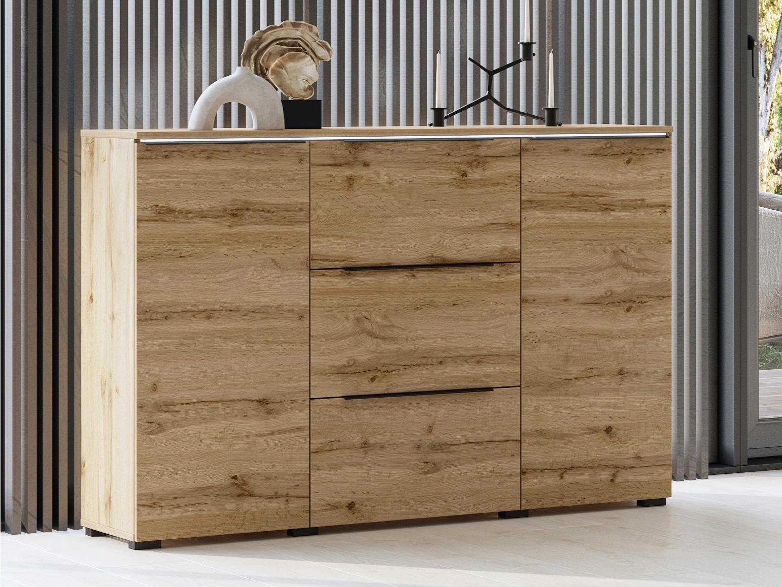 Komoda Austin 364 (Hrast Wotan)