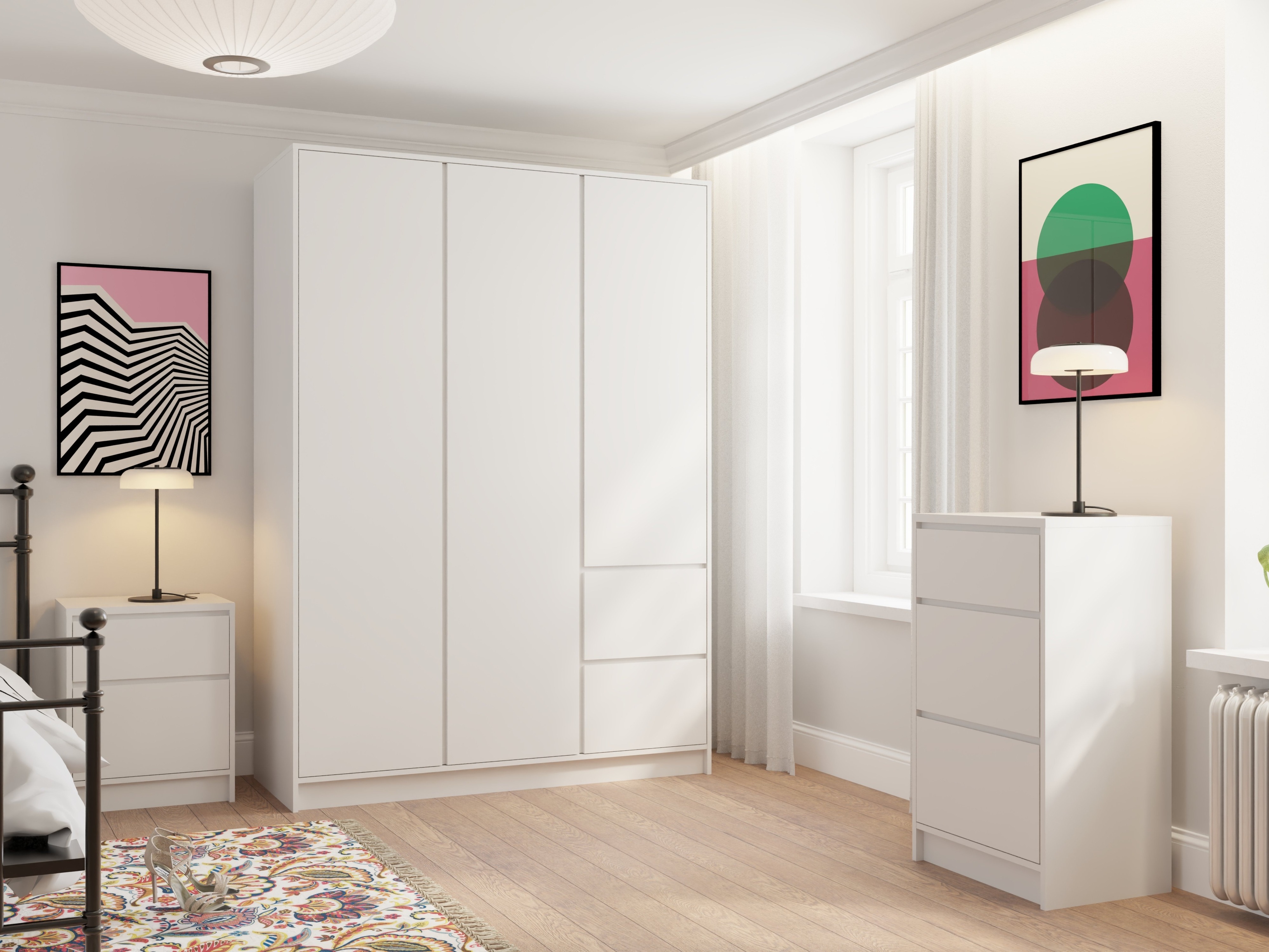 Komoda Mervese 101 (Bijela)