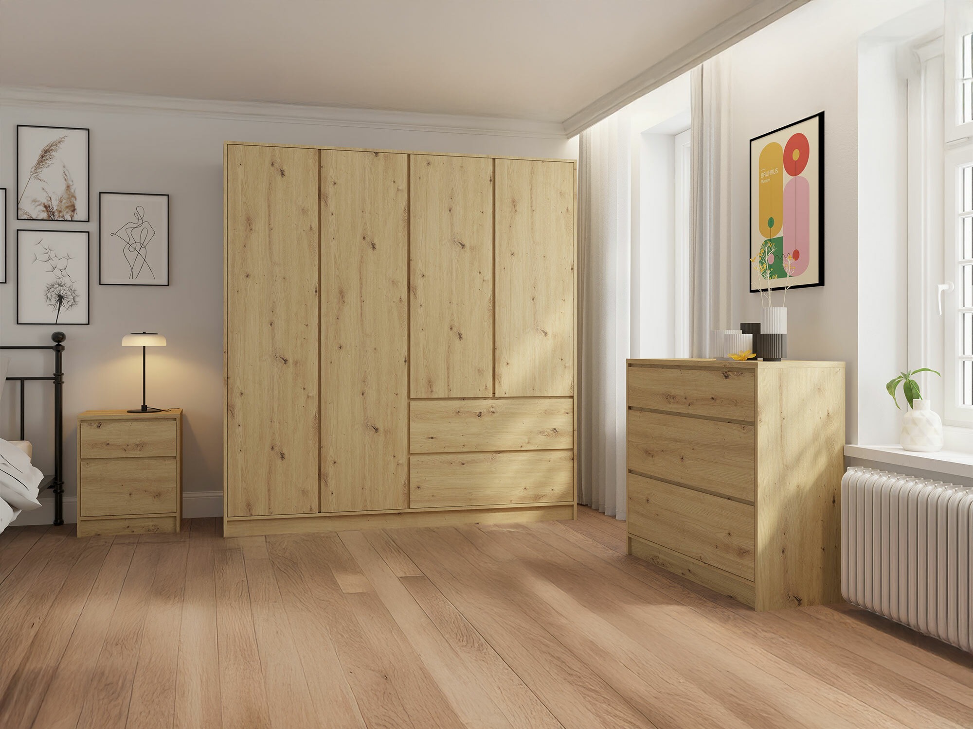 Ormar Mervese 104 (Artisan hrast)