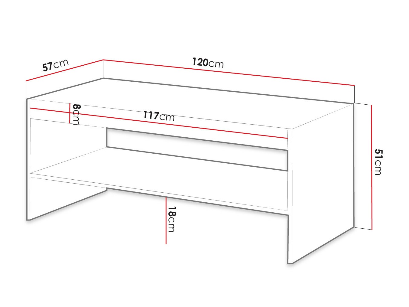 Stolić za kavu Dicto (Bijela)