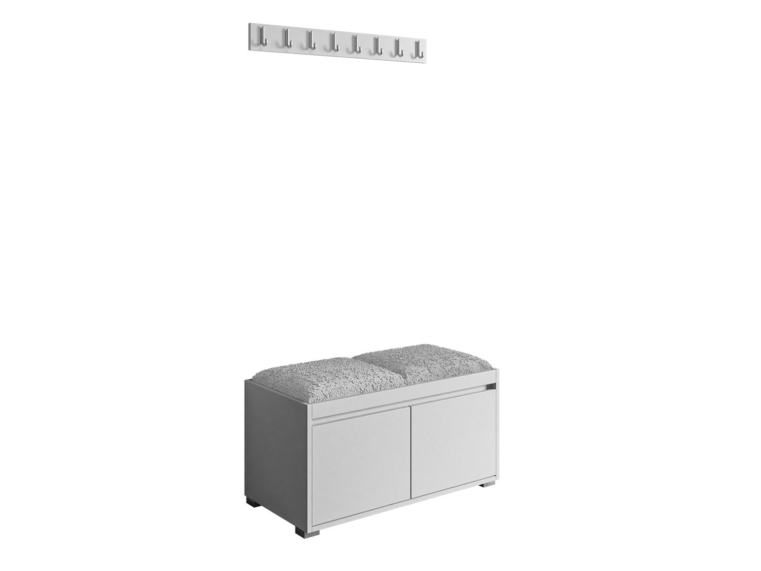 Set za hodnik Comfivo 386 (Bijela + Abriamo 06)