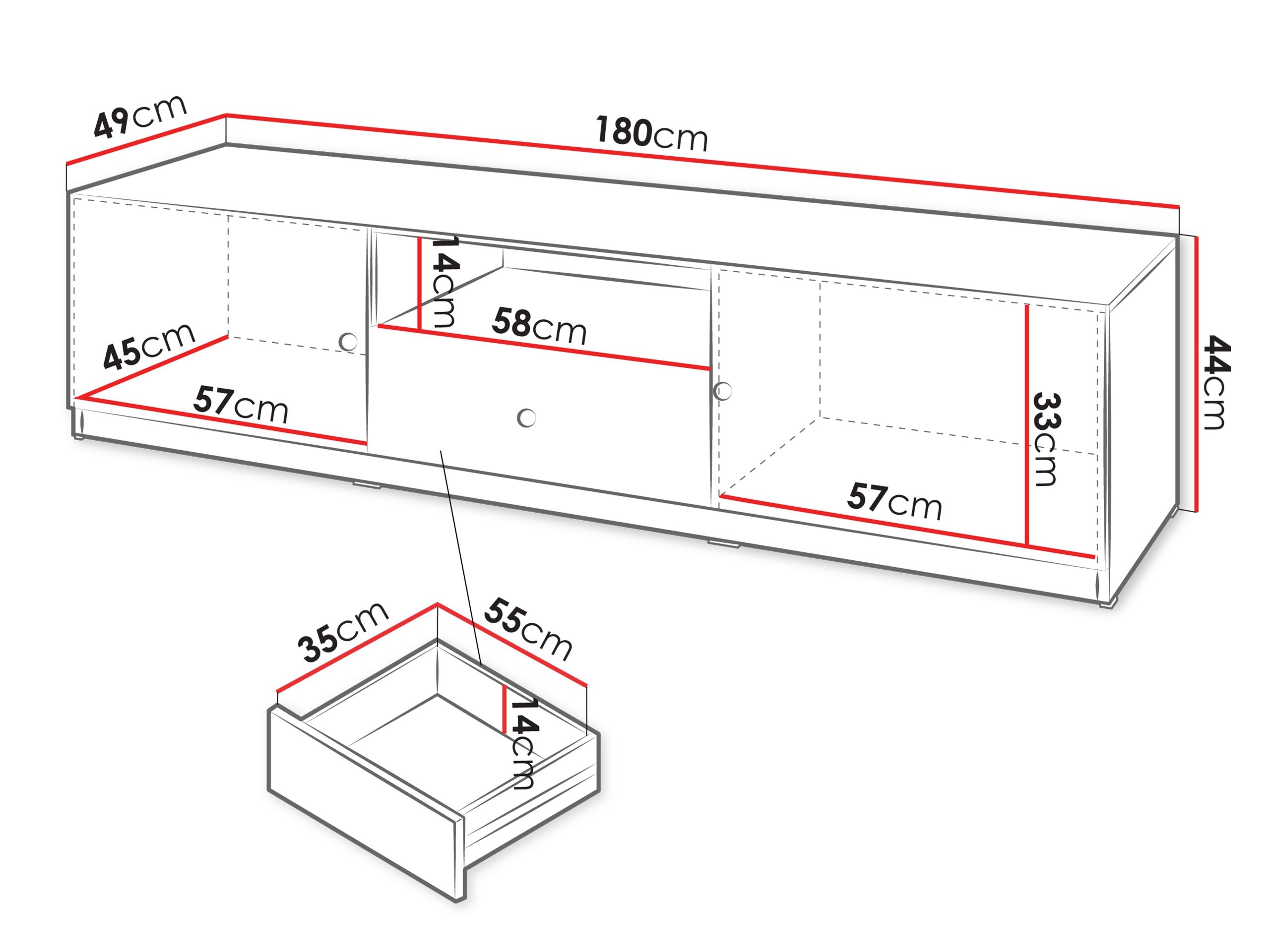TV stol Comfivo Lenitas