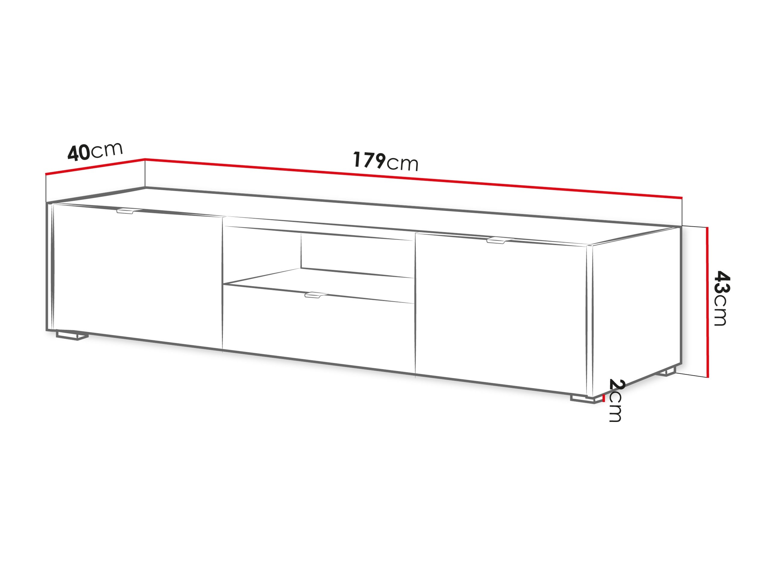 TV stol Comfivo Vomoro 102