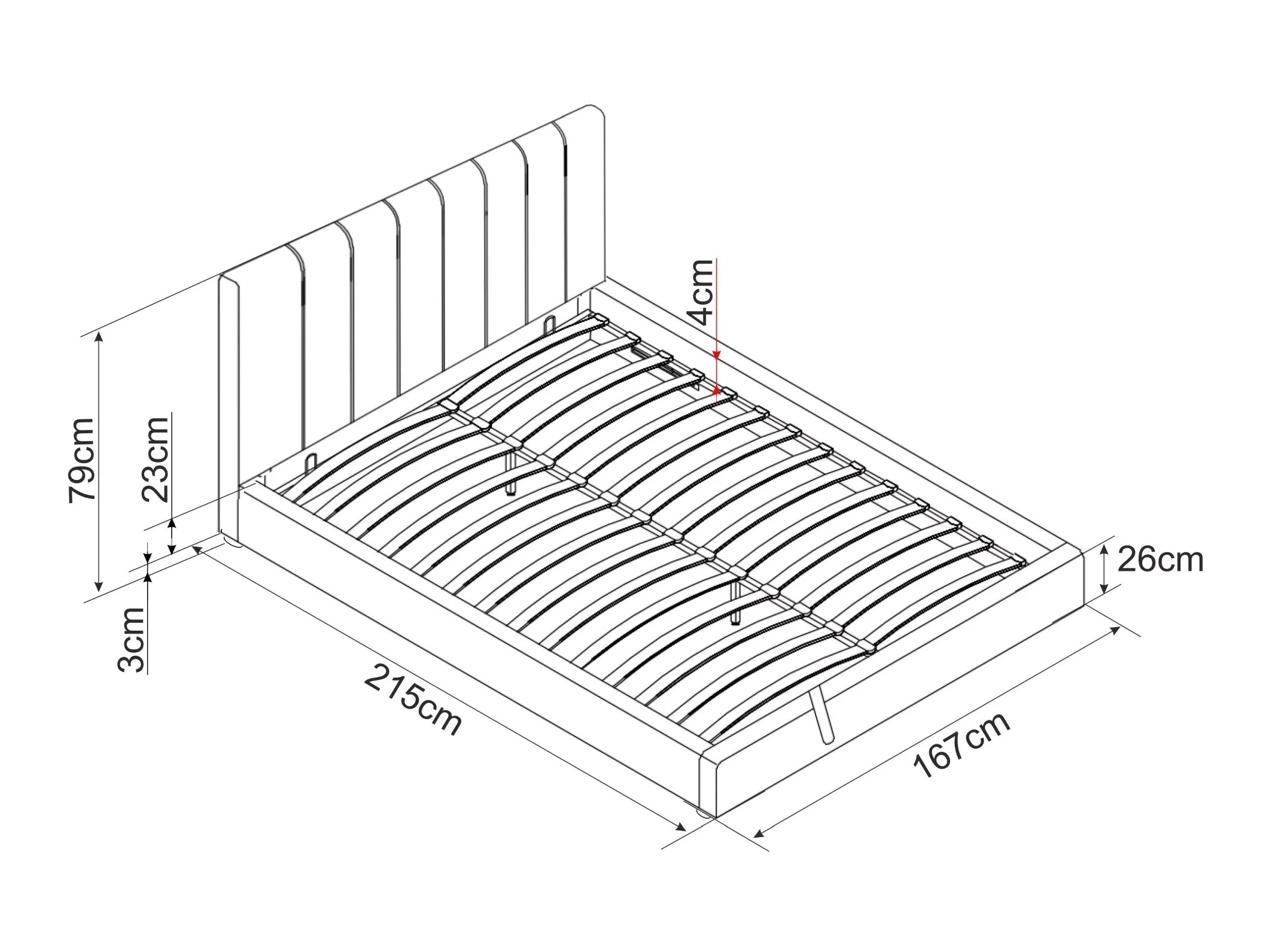 Krevet Detroit 412 (Aksamit 192)