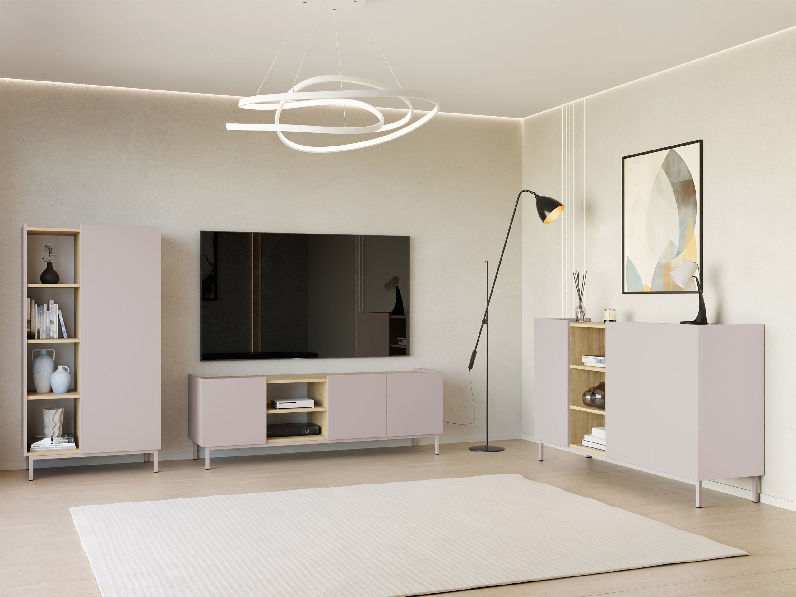 Dnevni boravak Veldome 103 (Kašmir + Hrast)