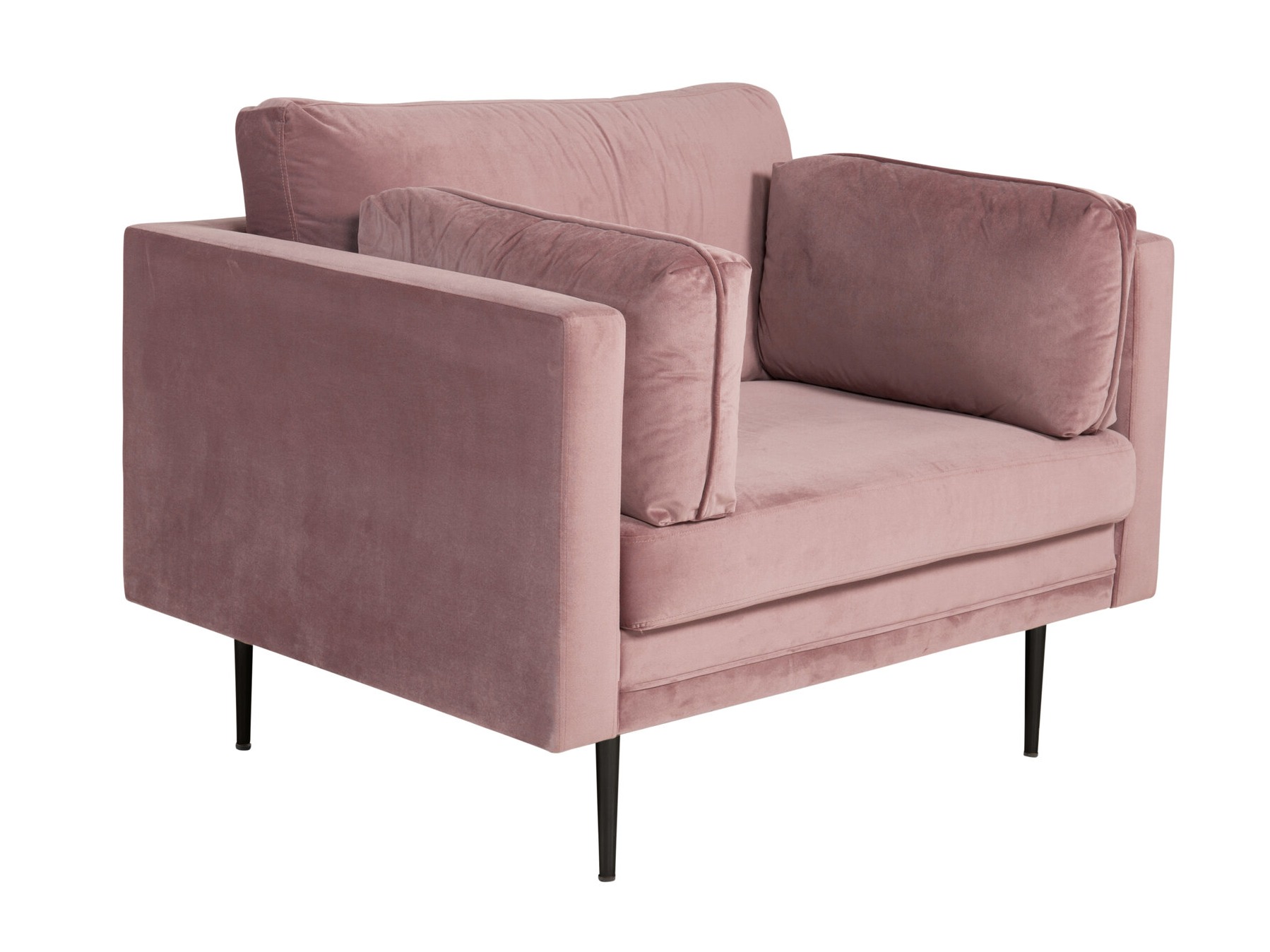 Fotelja Dallas 100 (Ružičasta + Crna)