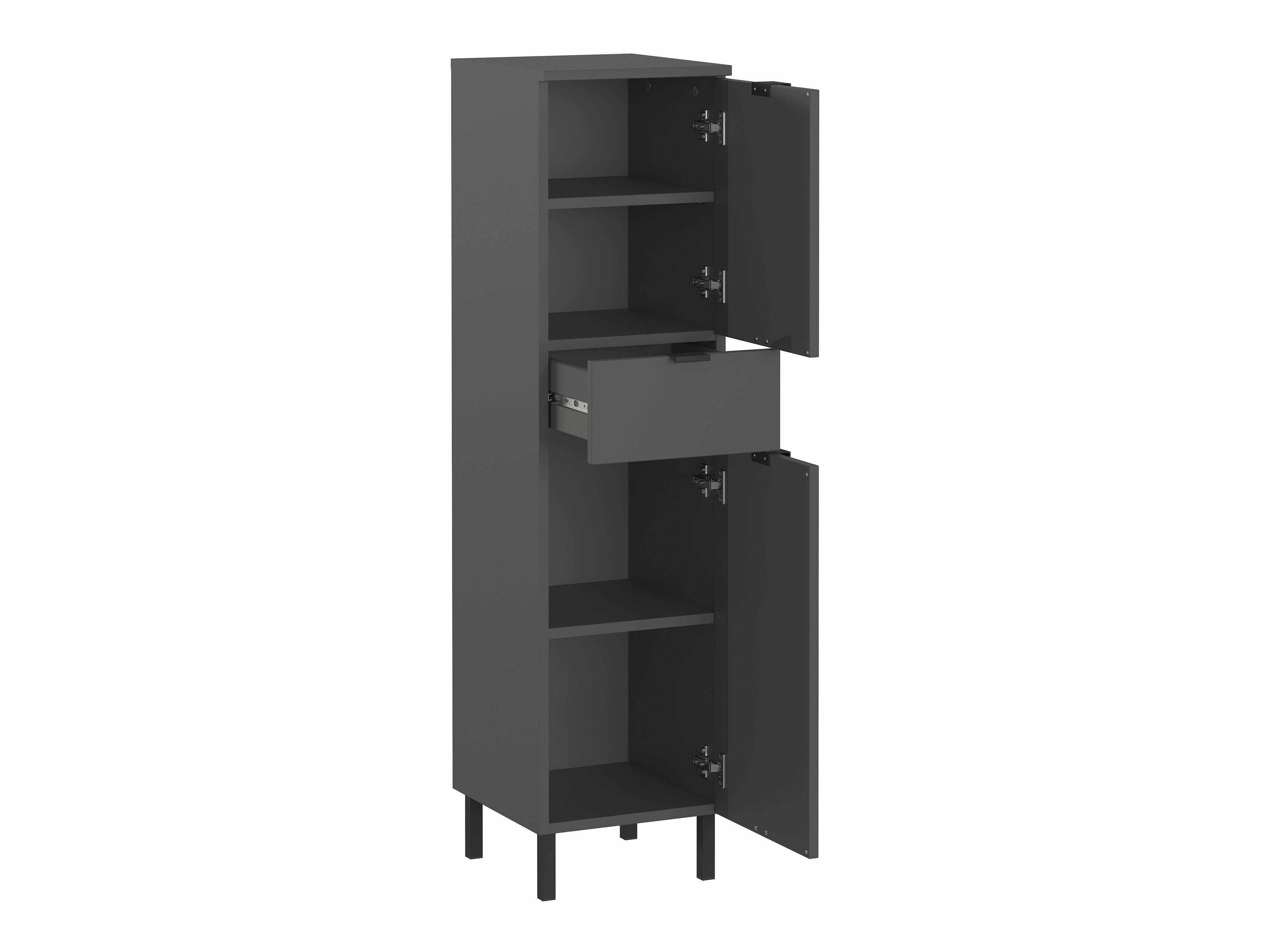 Kupaonski namještaj Felfere 108 (Antracit)