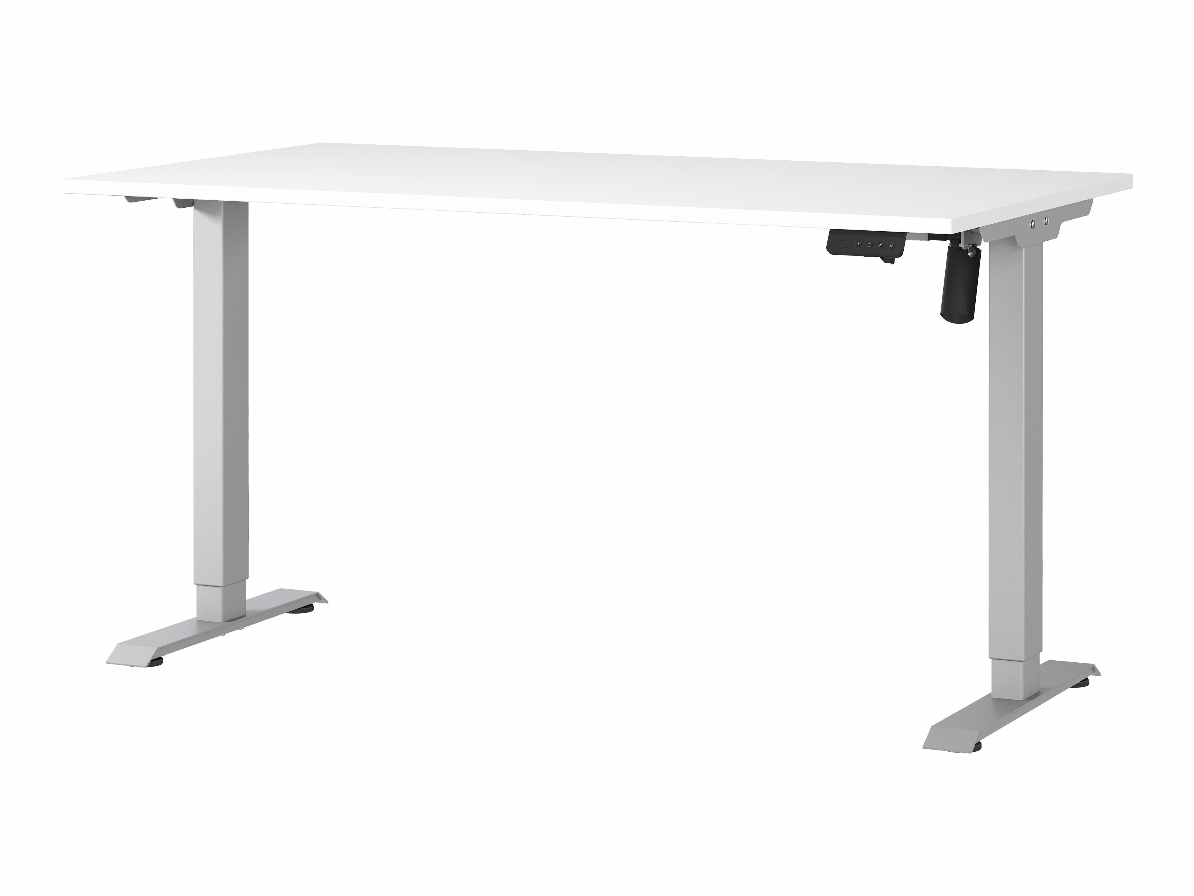 Radni stol podesiv po visini Lartesi 116 (Bijela + Srebrna)