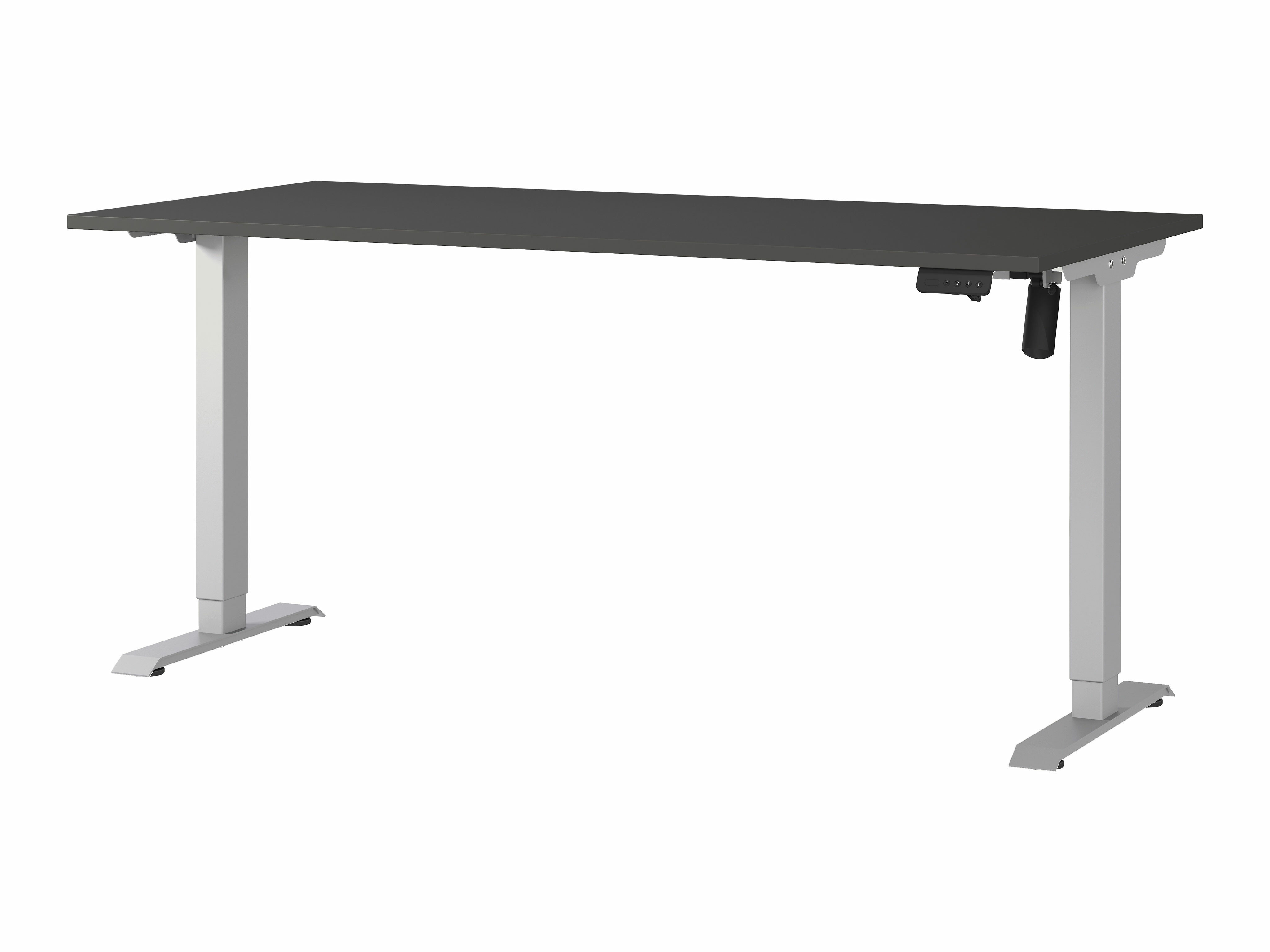 Radni stol podesiv po visini Lartesi 117 (Grafit + Srebro)