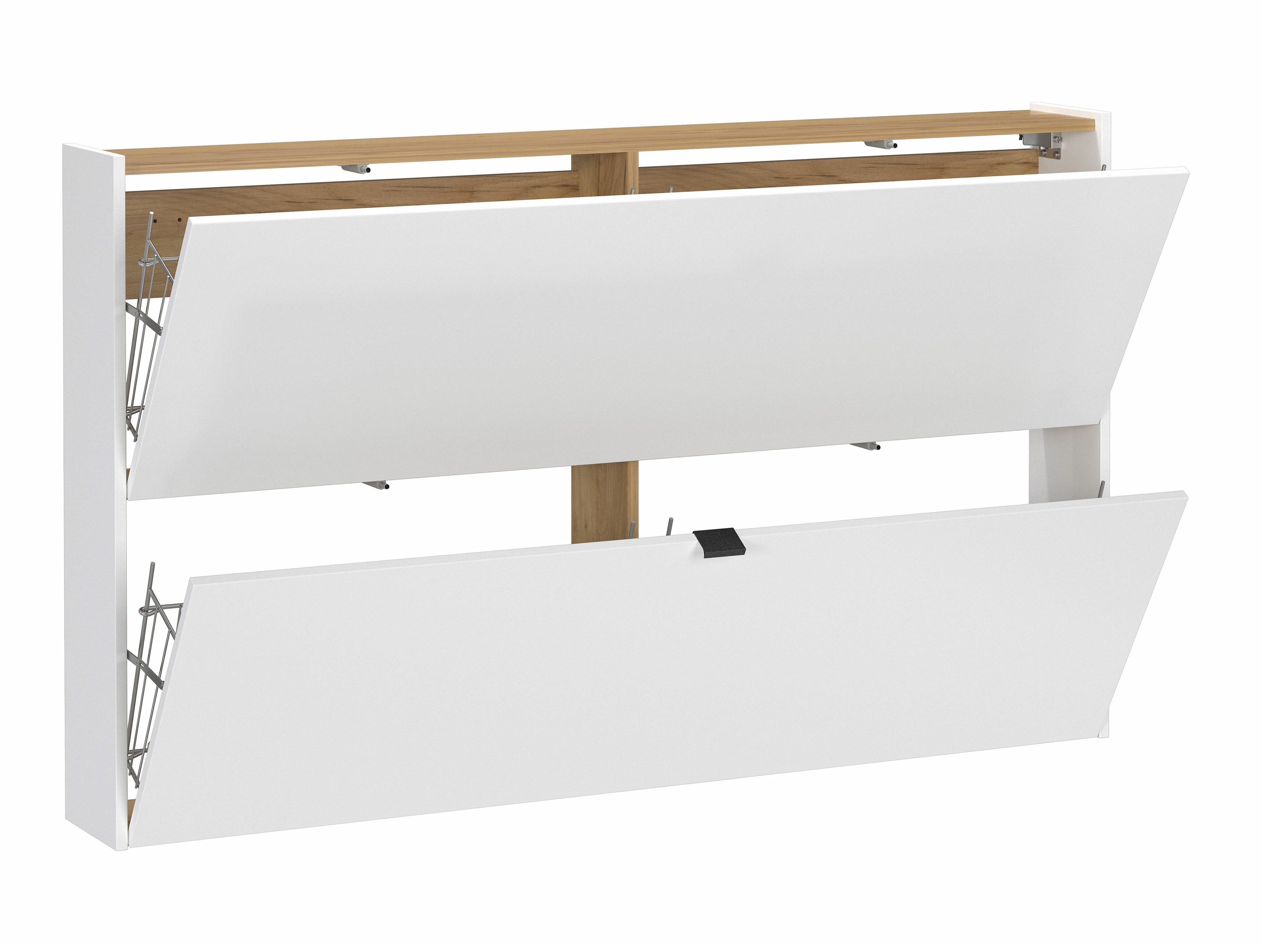 Ormarić za cipele Cirsale 108 (Bijela + Navarra hrast)