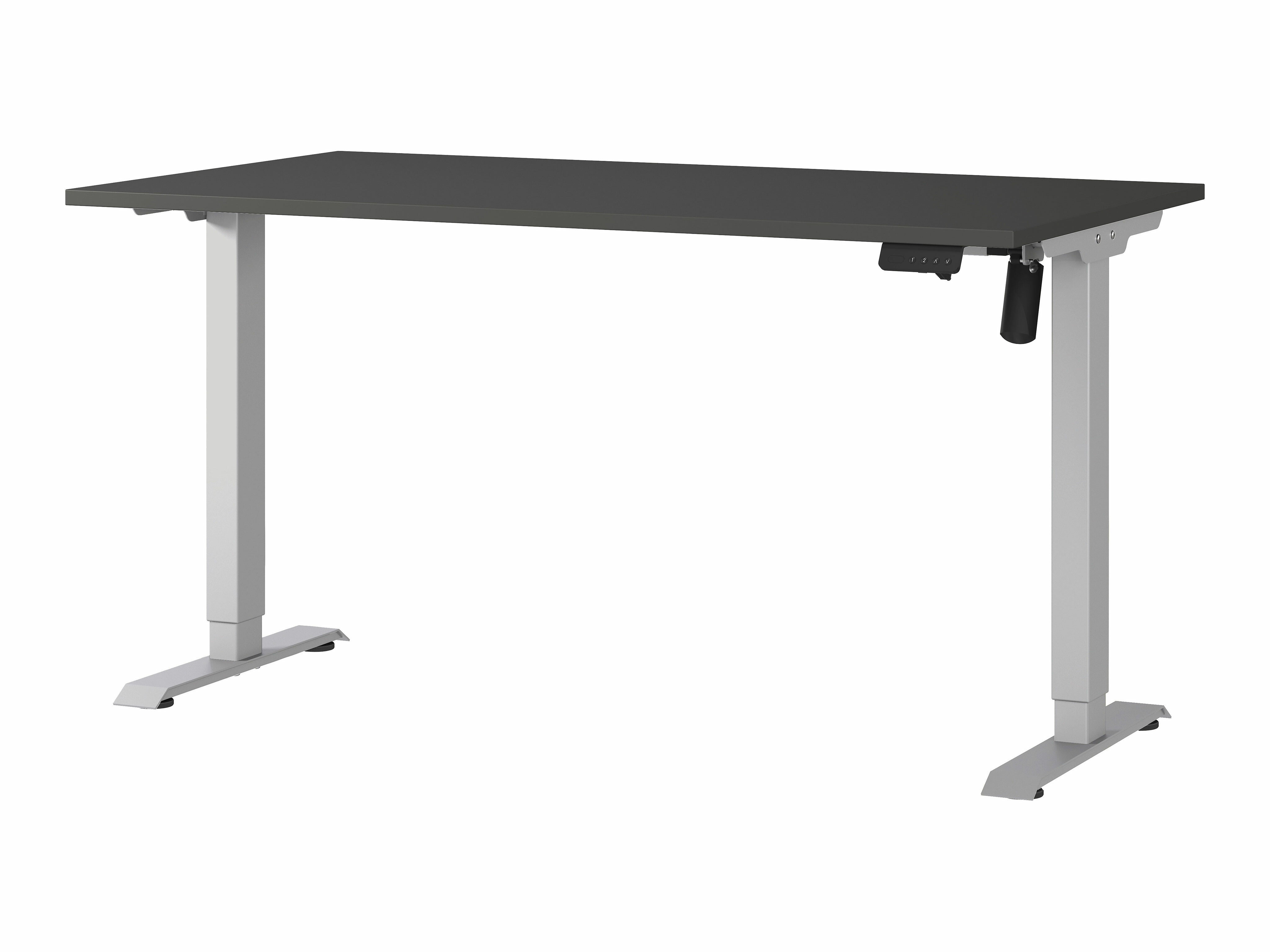Radni stol podesiv po visini Lartesi 116 (Grafit + Srebro)