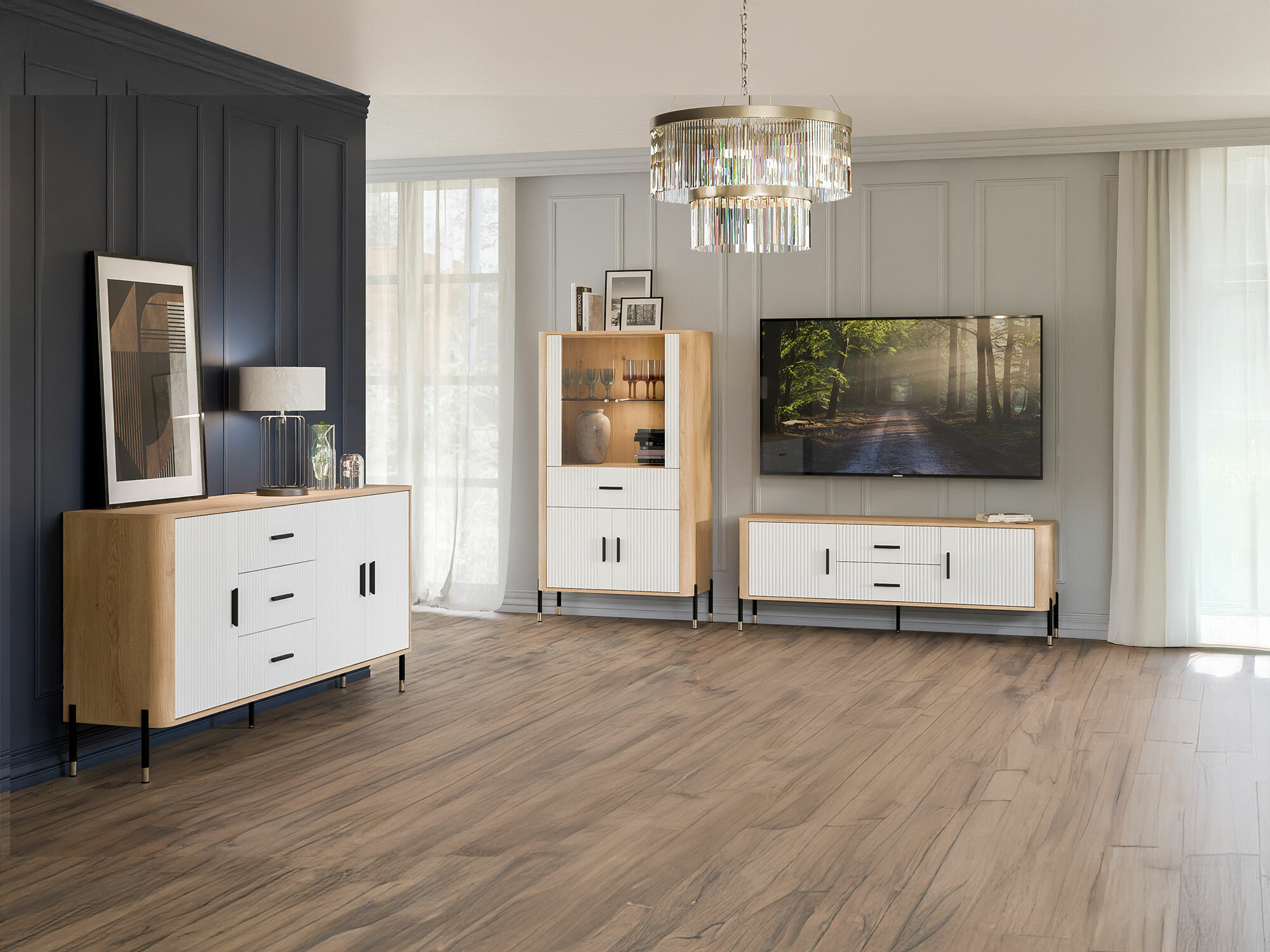 TV stol Flosora 103 (Bijela)