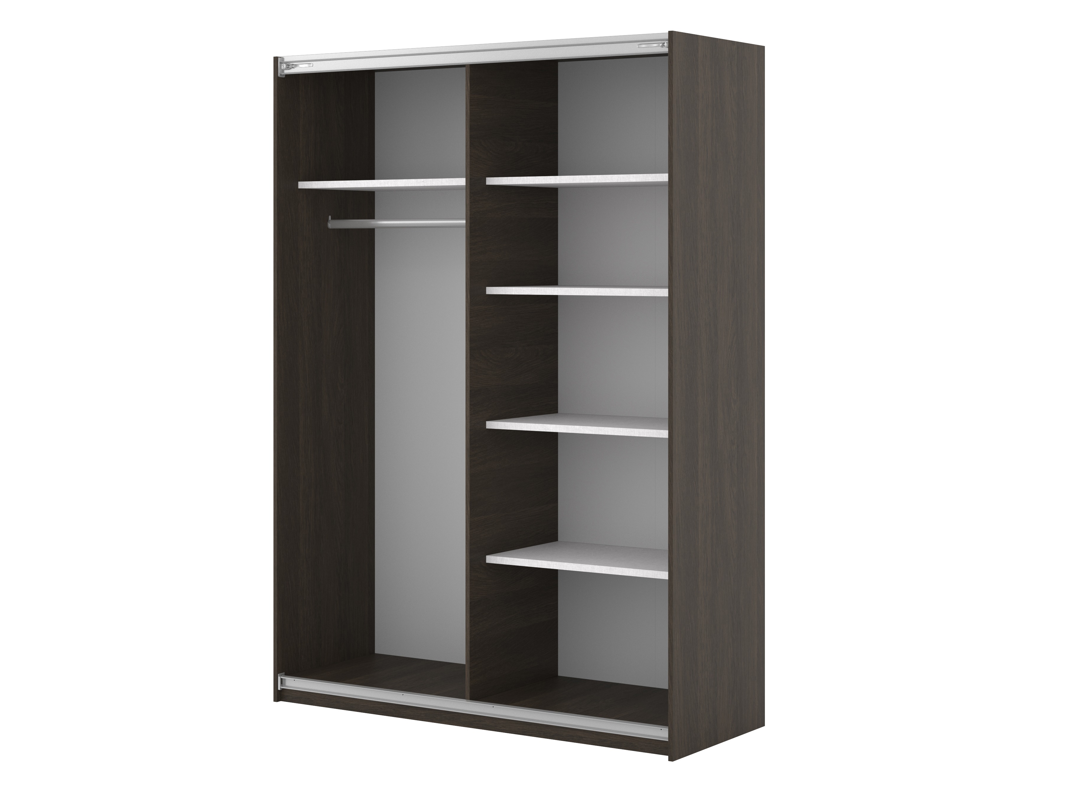 Ormar Austin 371 (Tamni hrast + Crna)