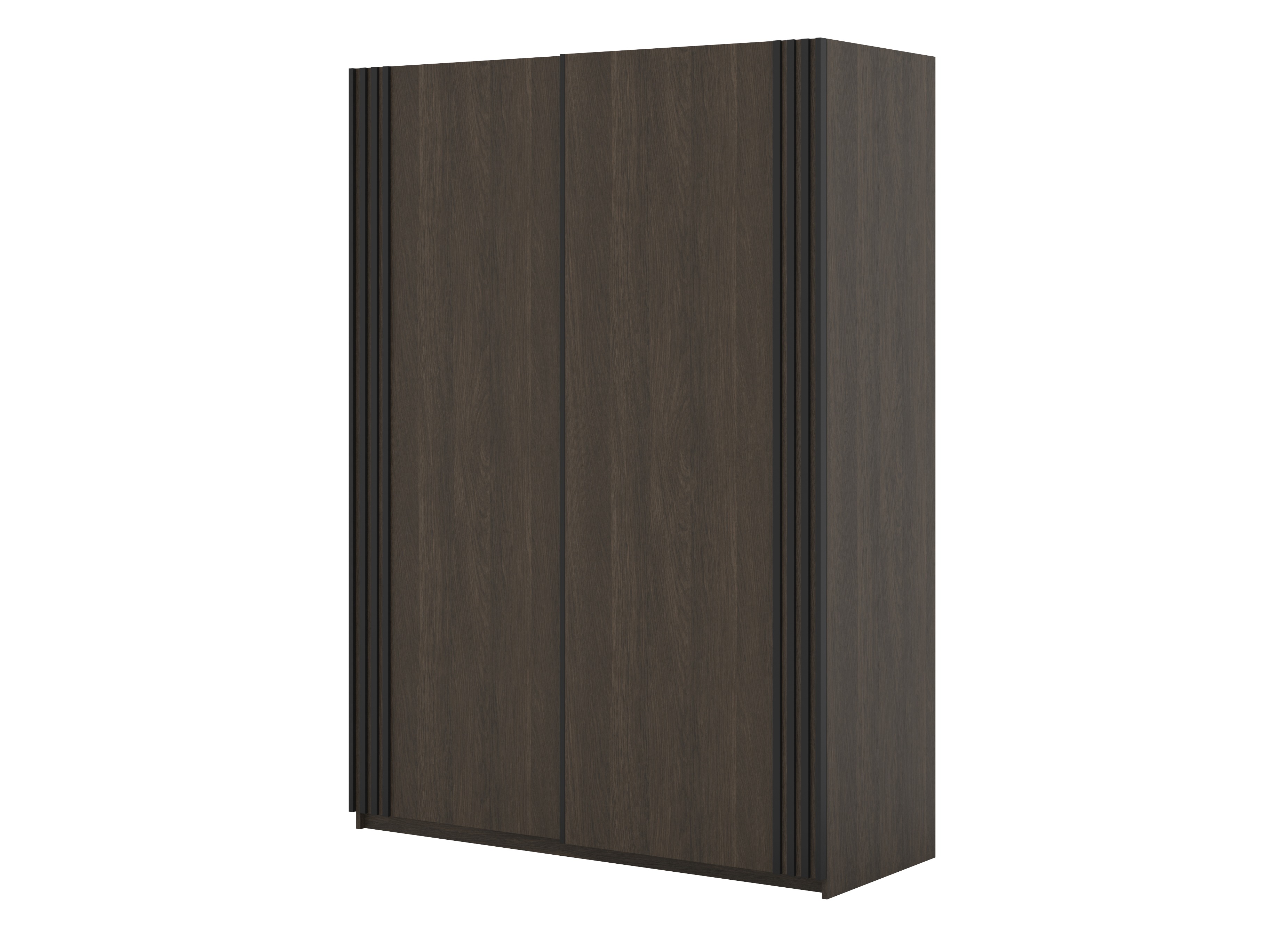 Ormar Austin 371 (Tamni hrast + Crna)