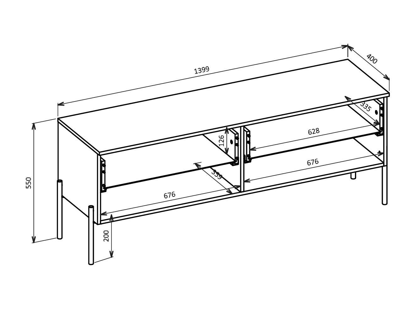 TV stol Levtenu 109 (Kašmir)