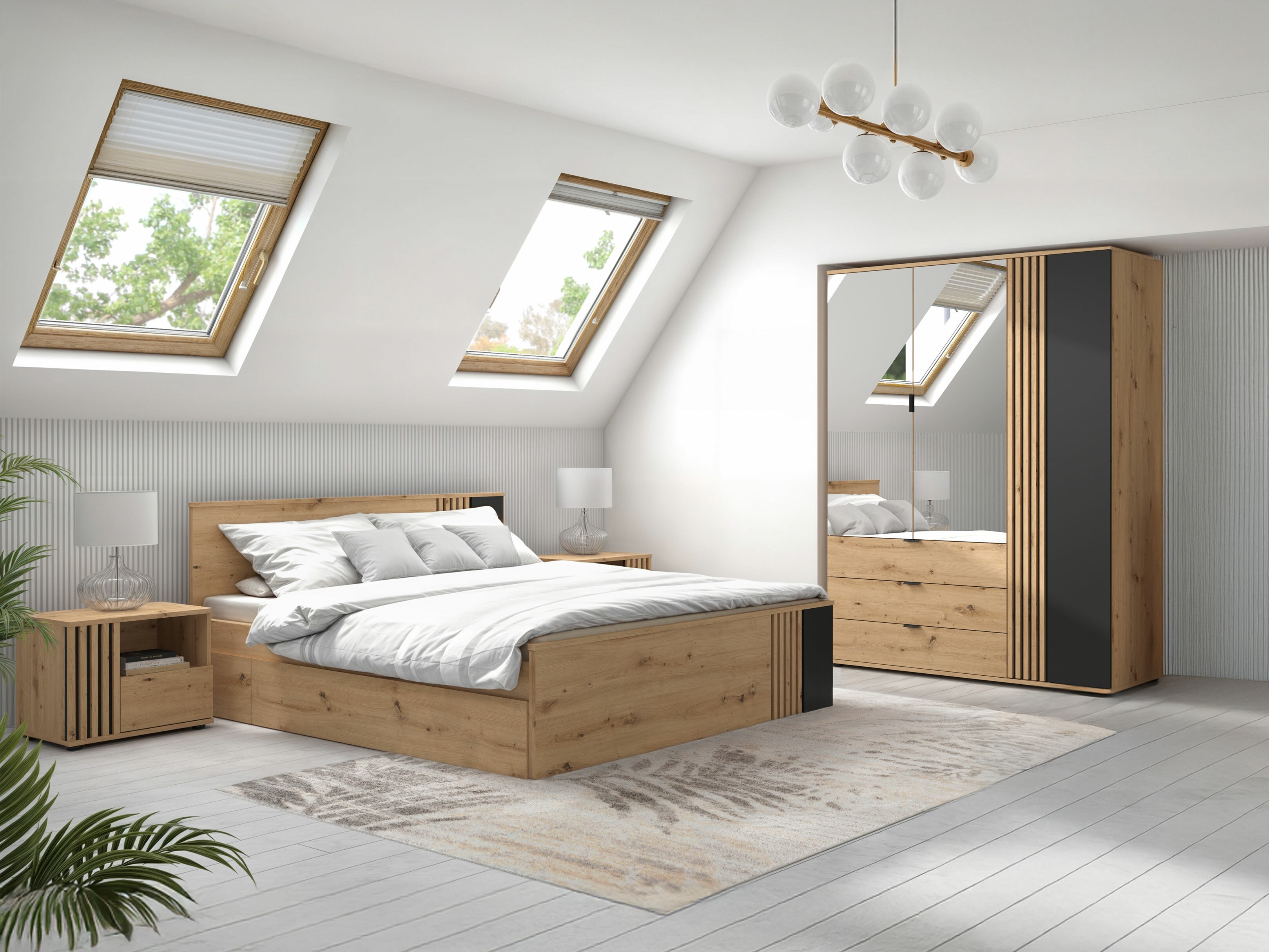 Noćni ormarić Orlnolu 100