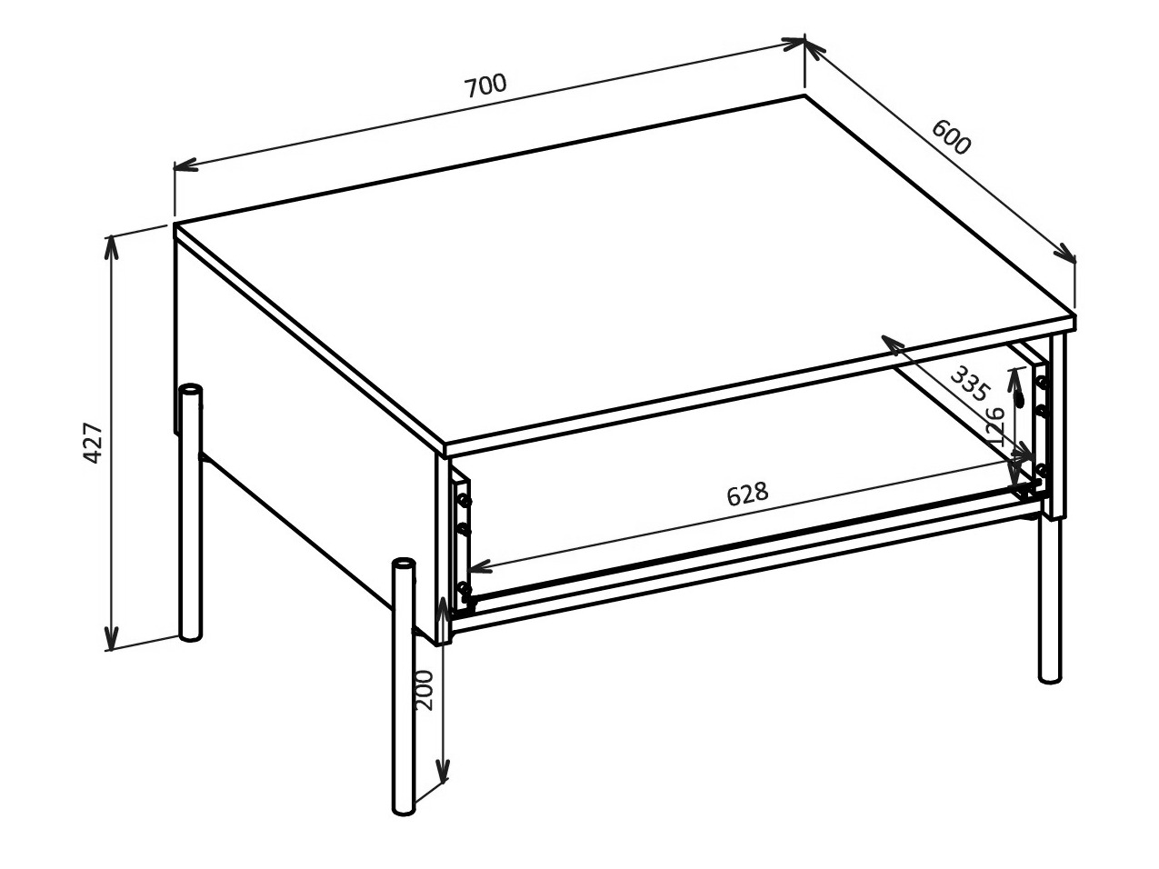 Set za dnevni boravak Levtenu 118 (Hrast)