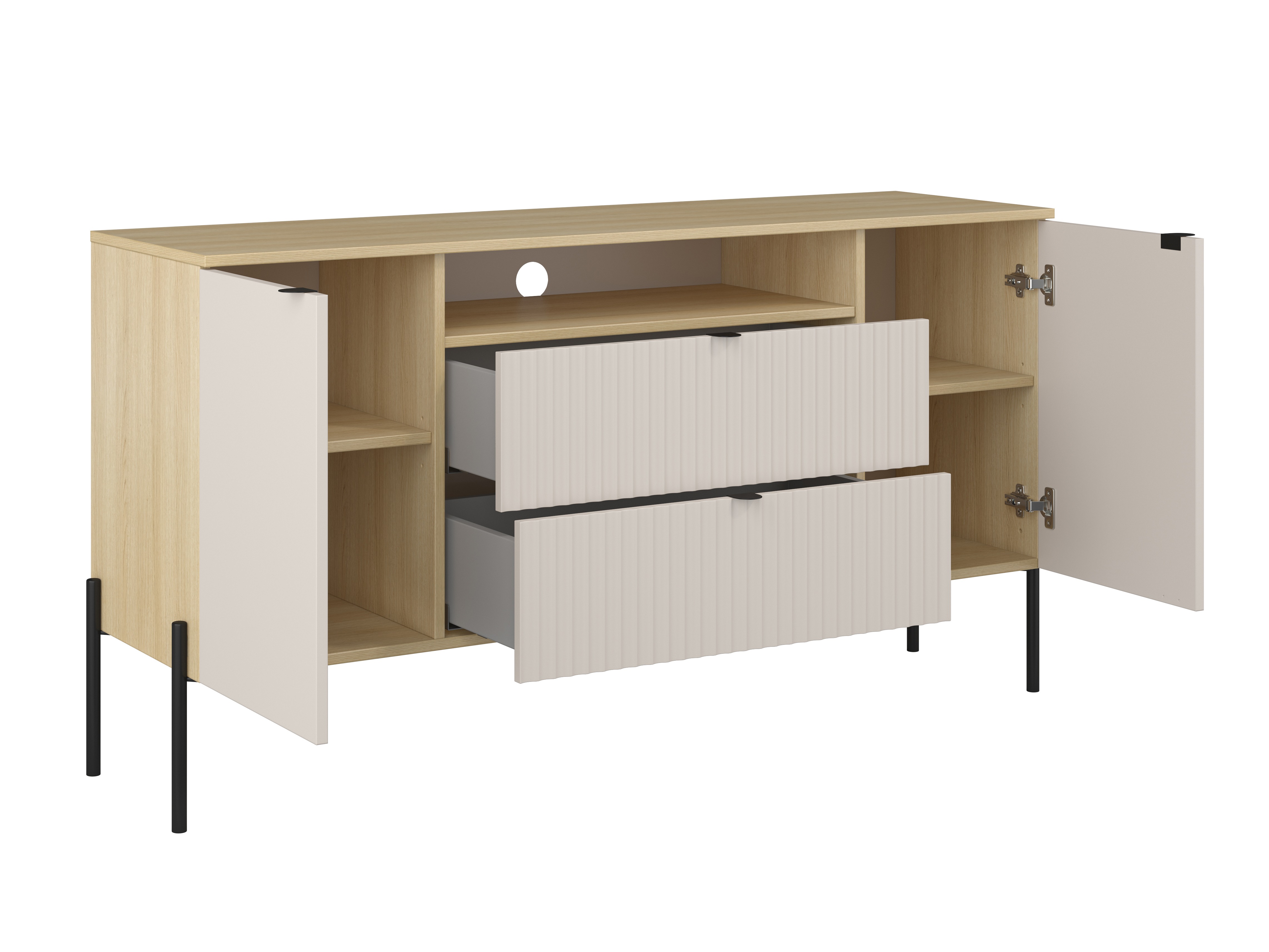 Set za dnevni boravak Levtenu 119 (Hrast + Kašmir)