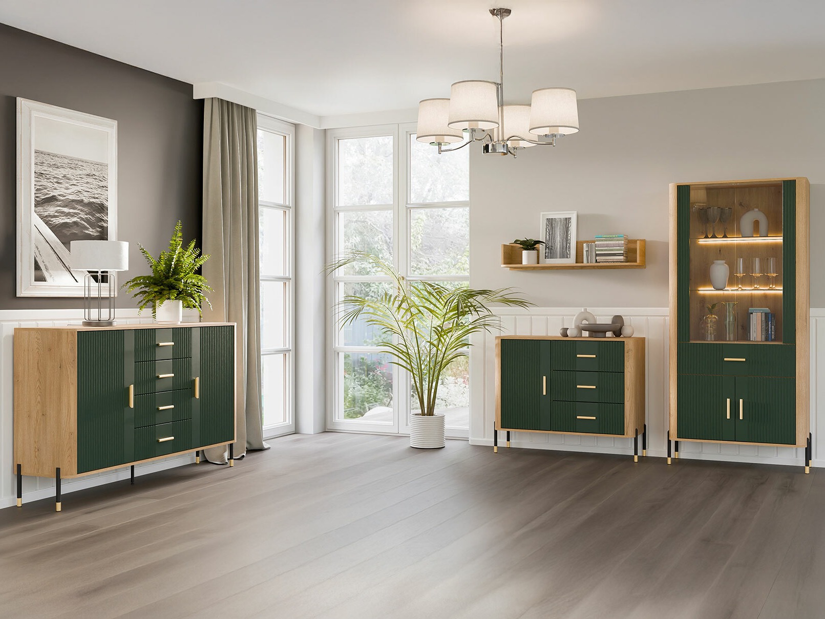 Komoda Flosora 119 (Zelena)