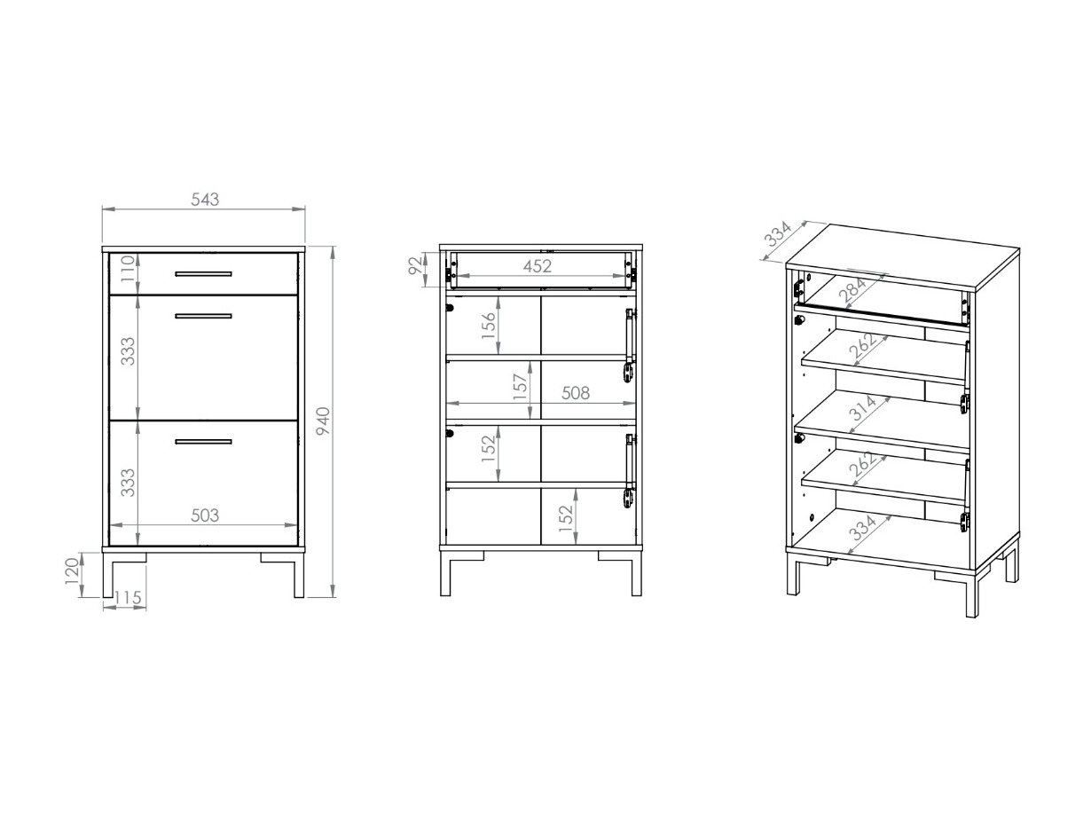 Ormarić za cipele Fiolevo 101