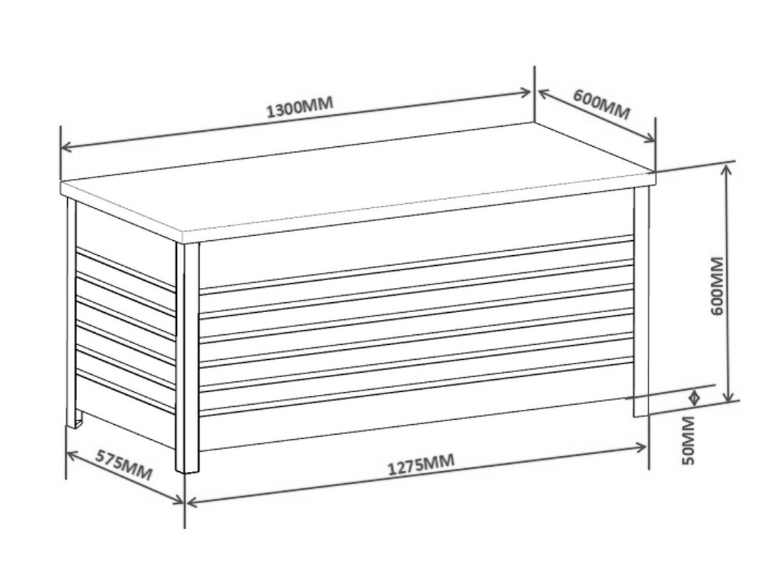 Vrtna kutija za pohranu Dallas 4899