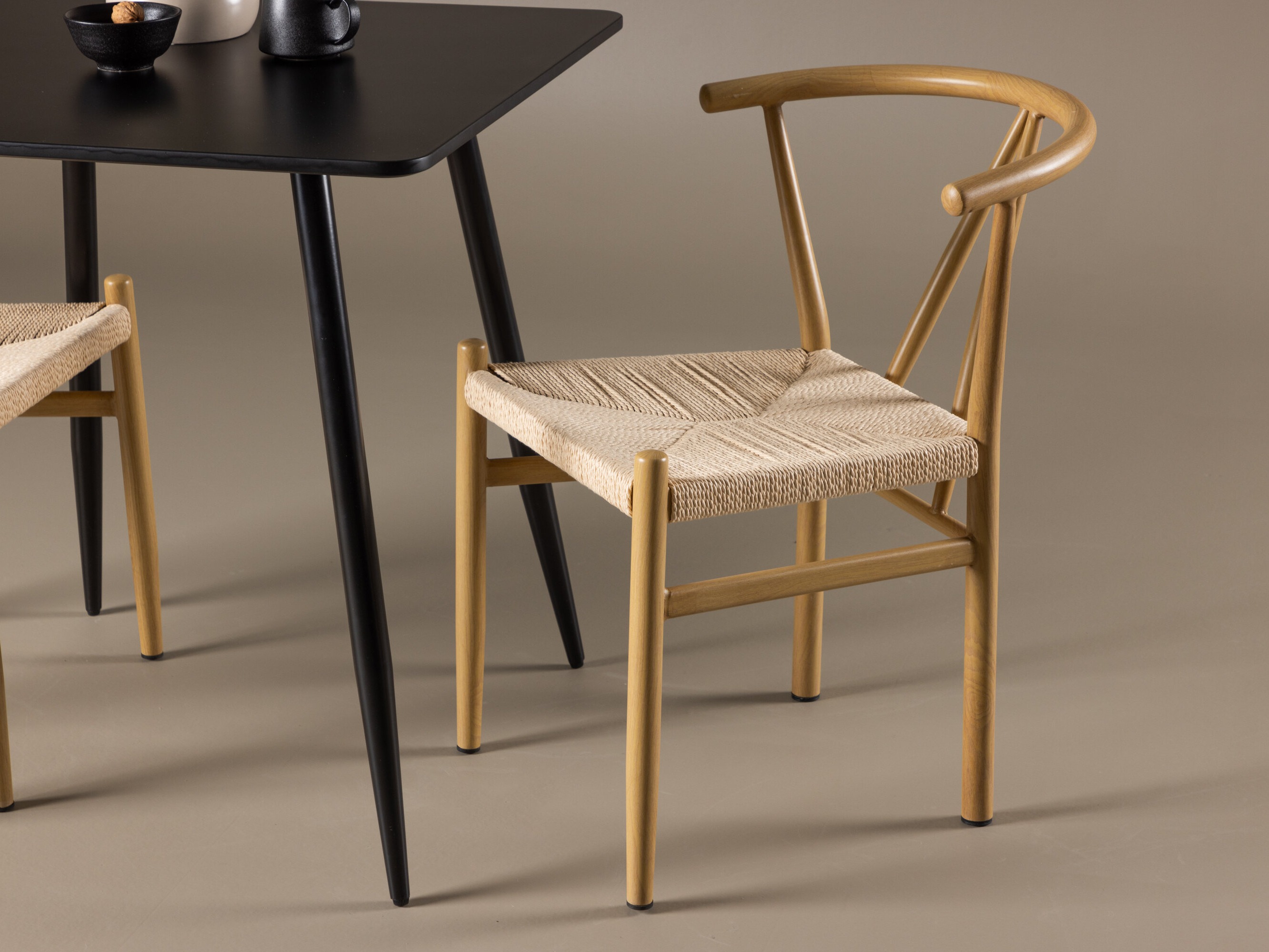 Blagovaonski set Dallas 4920 (Bež + Svijetlo smeđa)