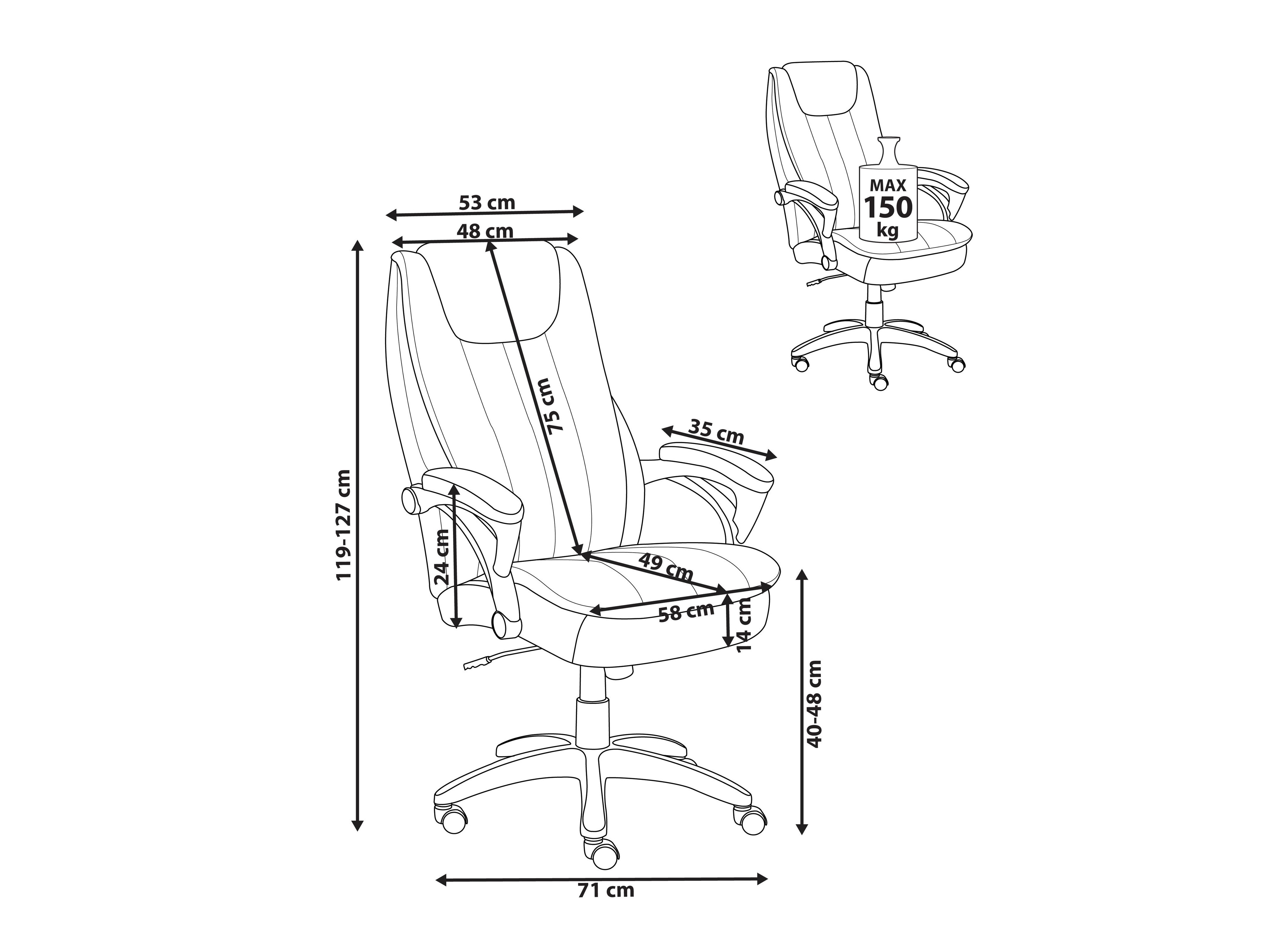 Uredska stolica Berwyn 2756