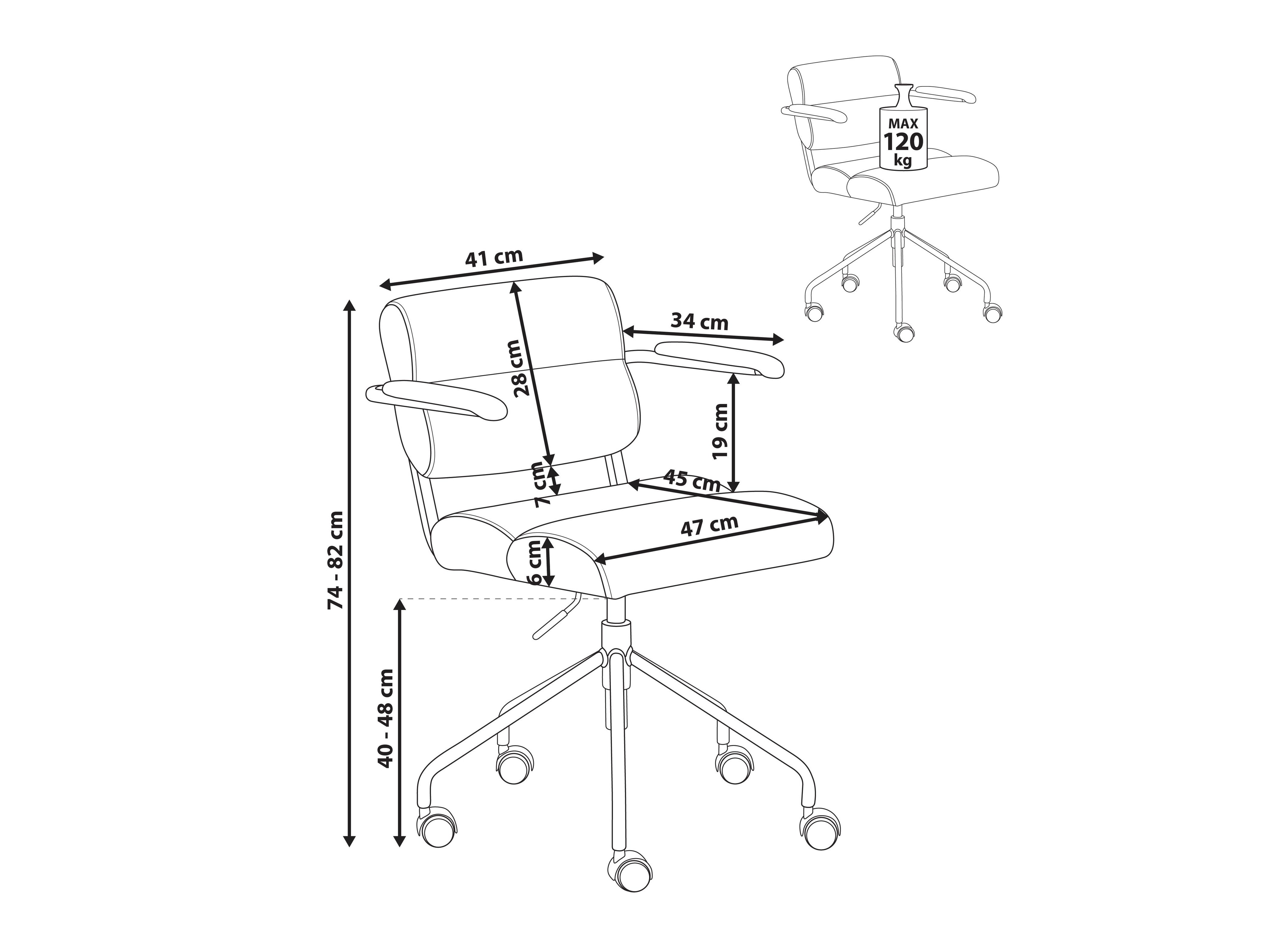 Uredska stolica Berwyn 2759 (Bijela)