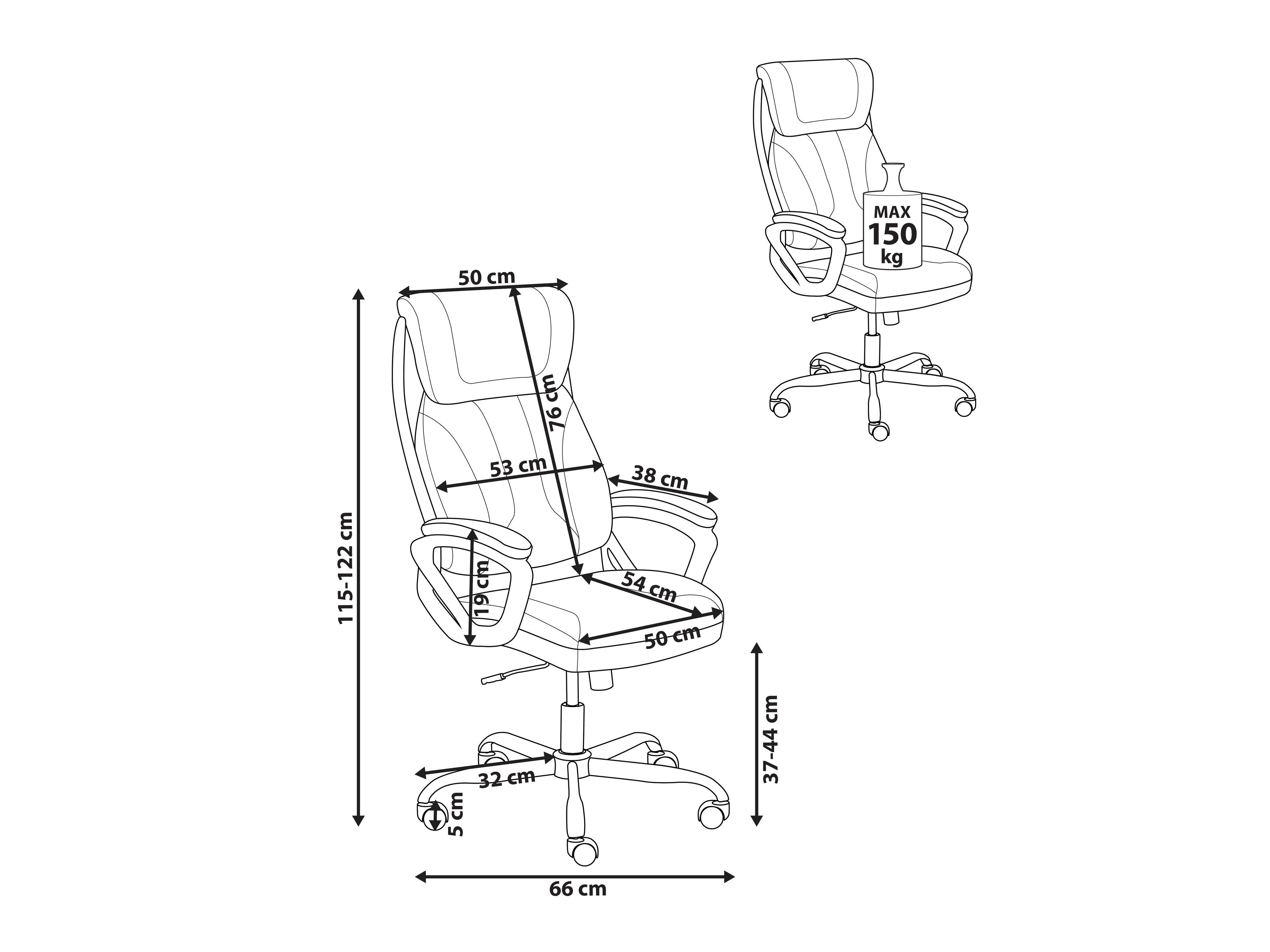 Uredska stolica Berwyn 2760 (Smeđa)