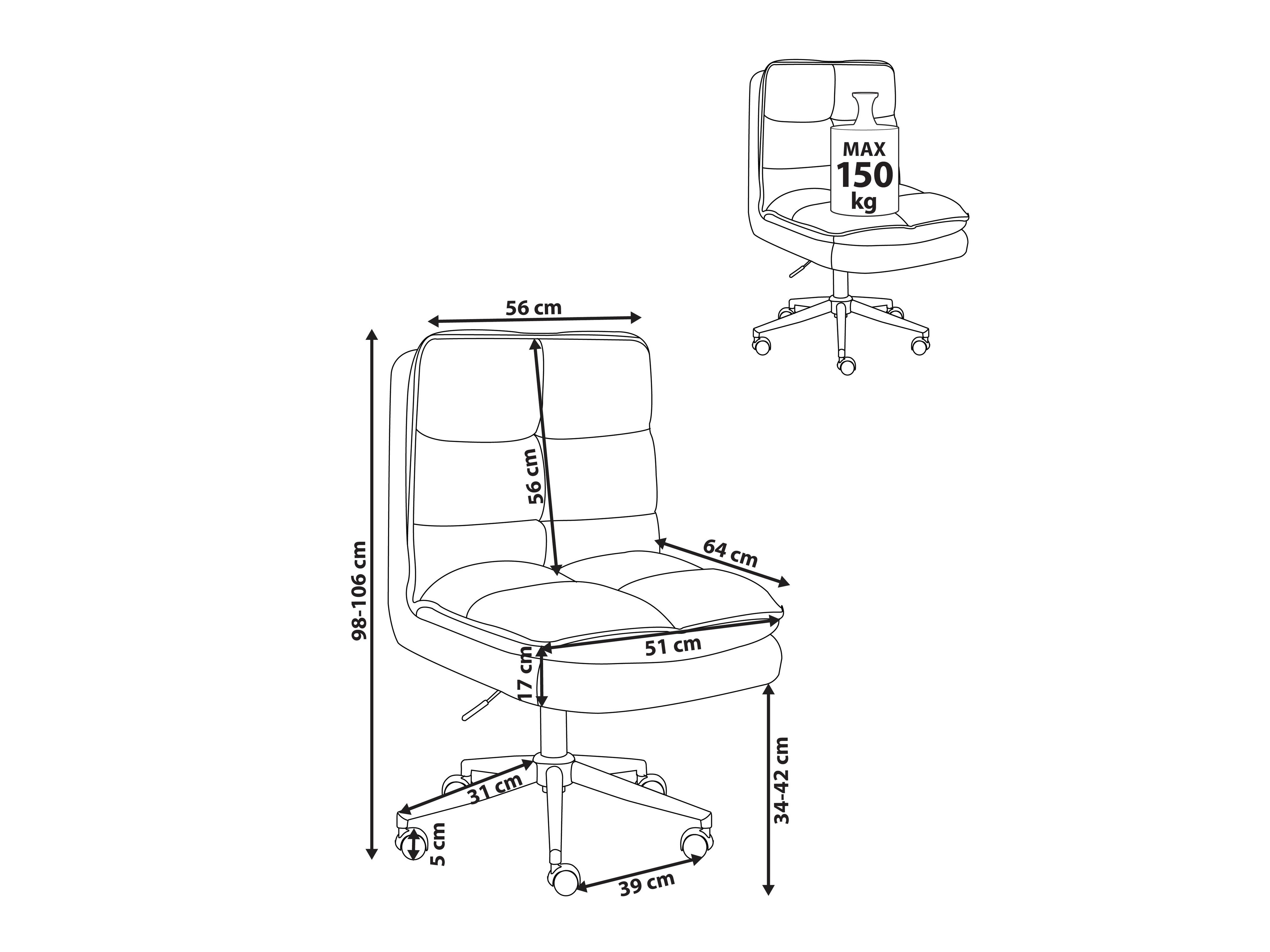 Uredska stolica Berwyn 2761 (Bijela)