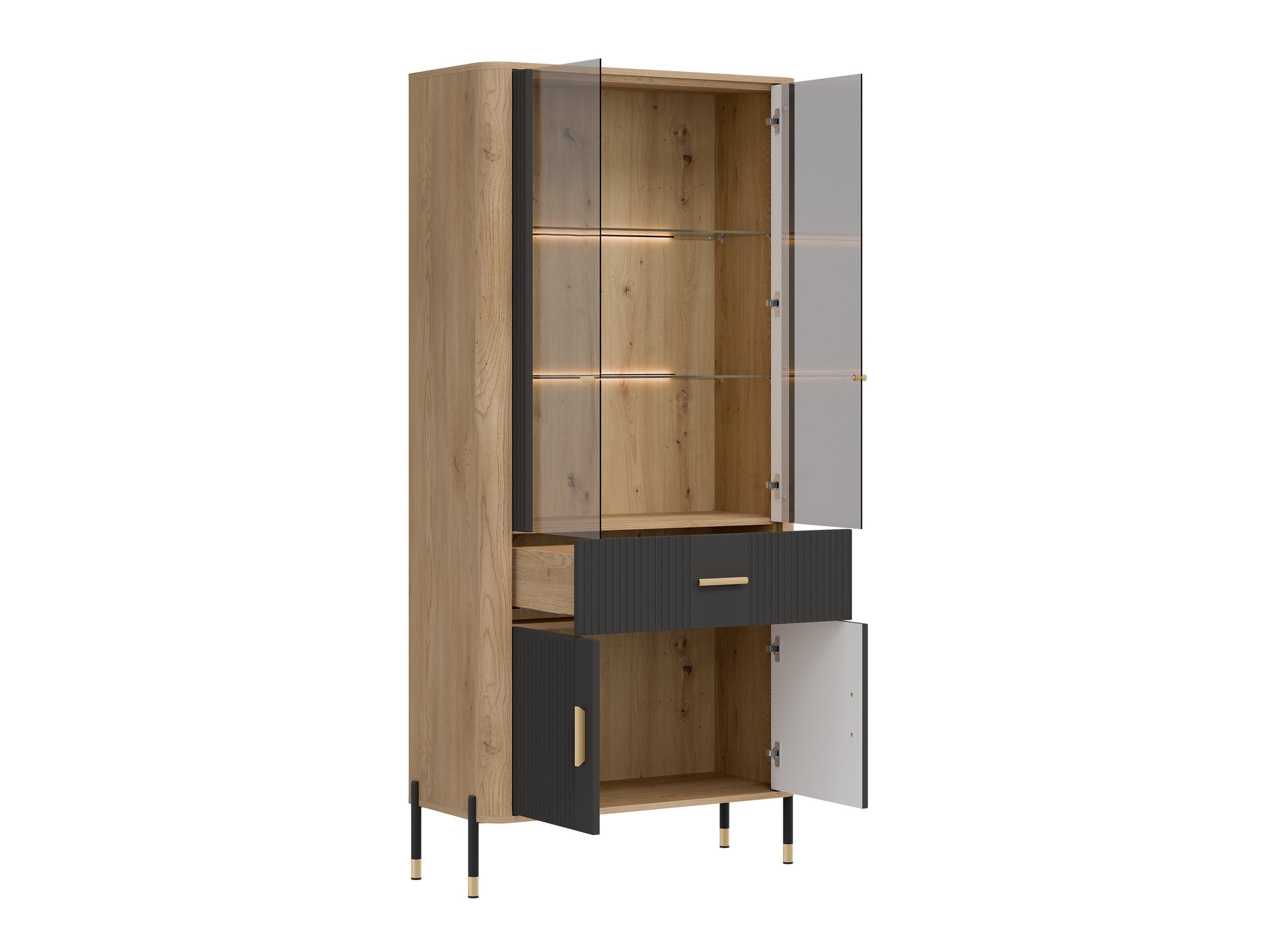 Polica Flosora 129 (Antracit)