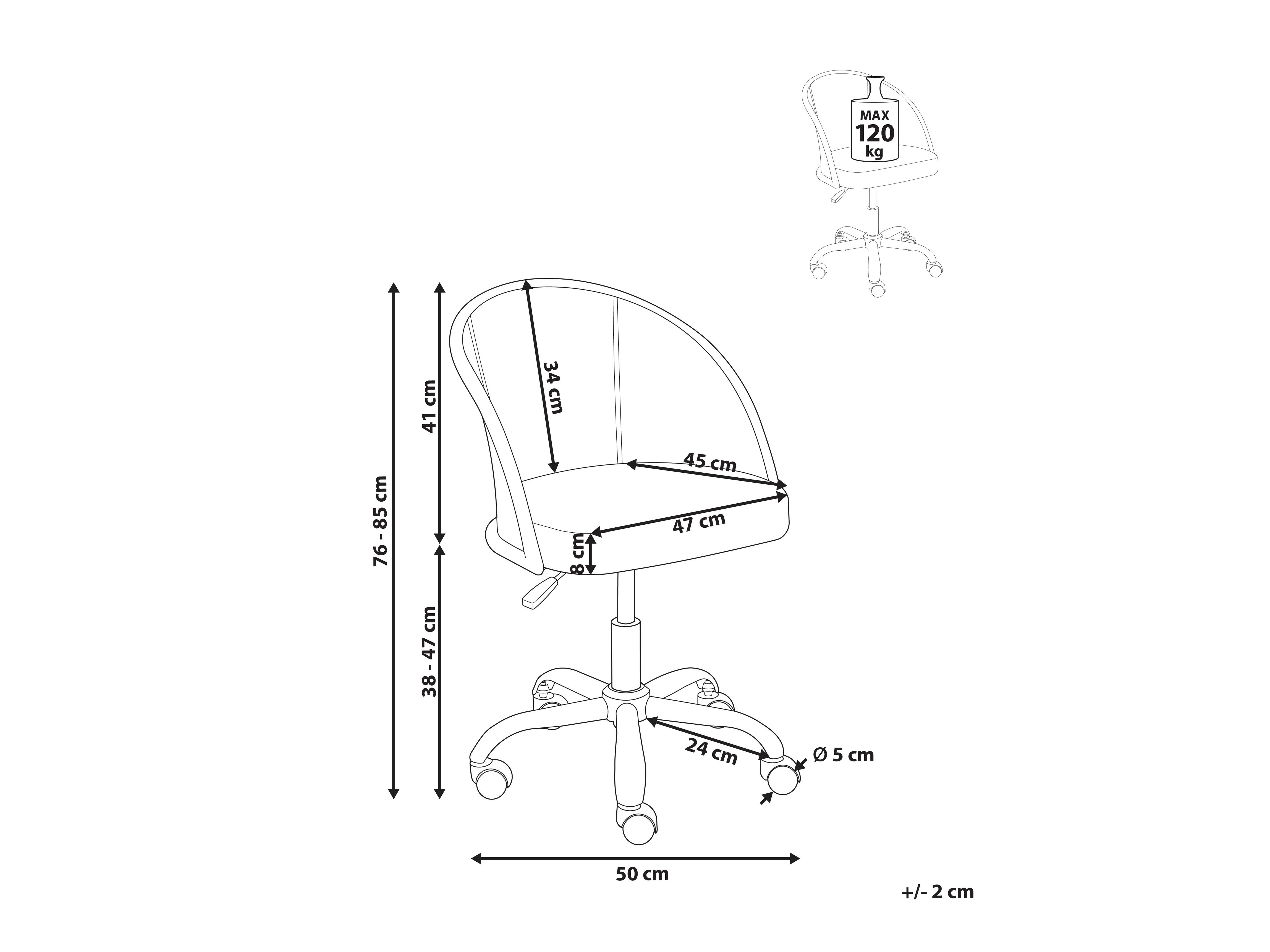 Uredska stolica Berwyn 2772 (Smeđa)