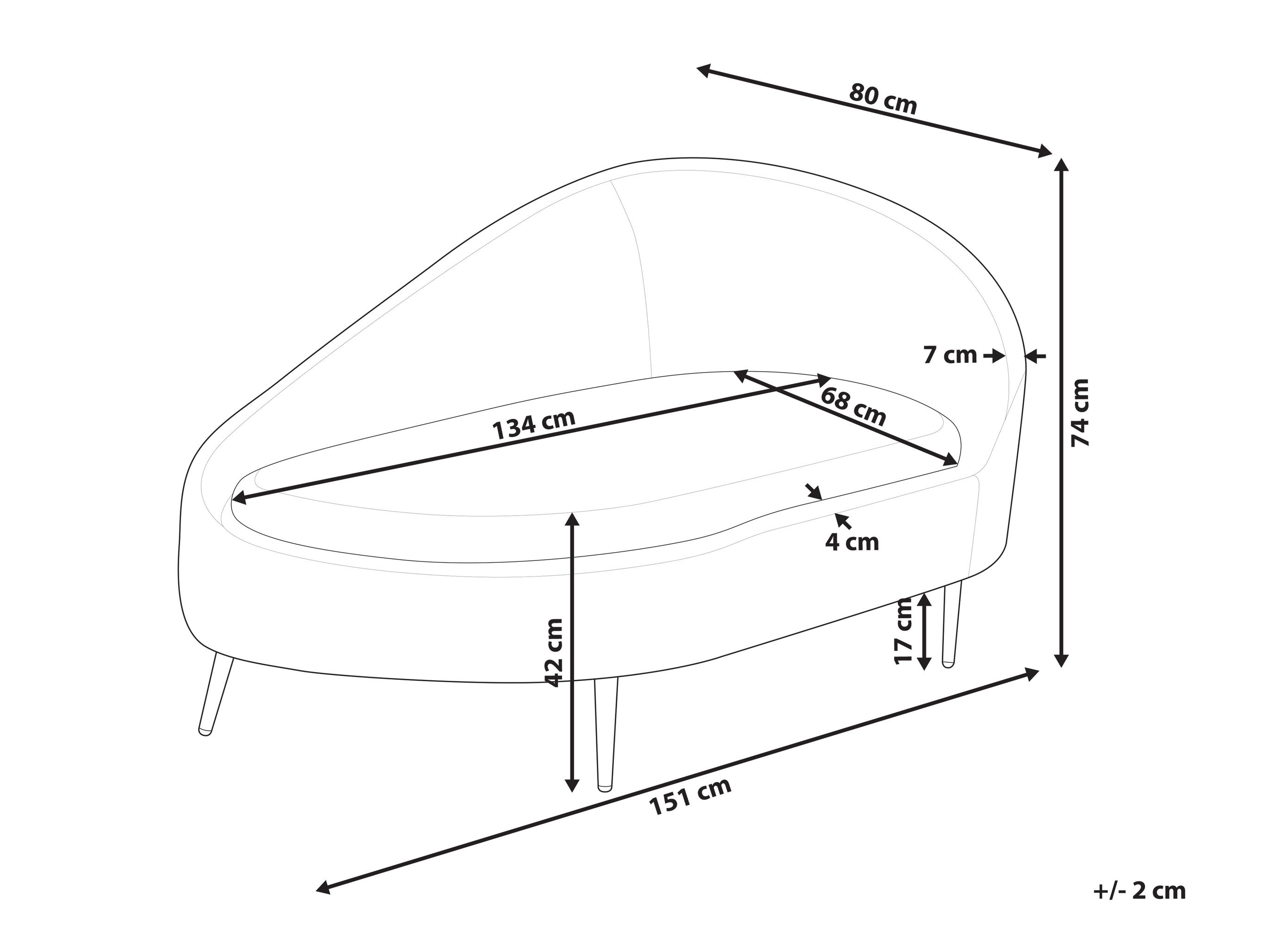 Ležaj Berwyn 2787 (Narančasta)