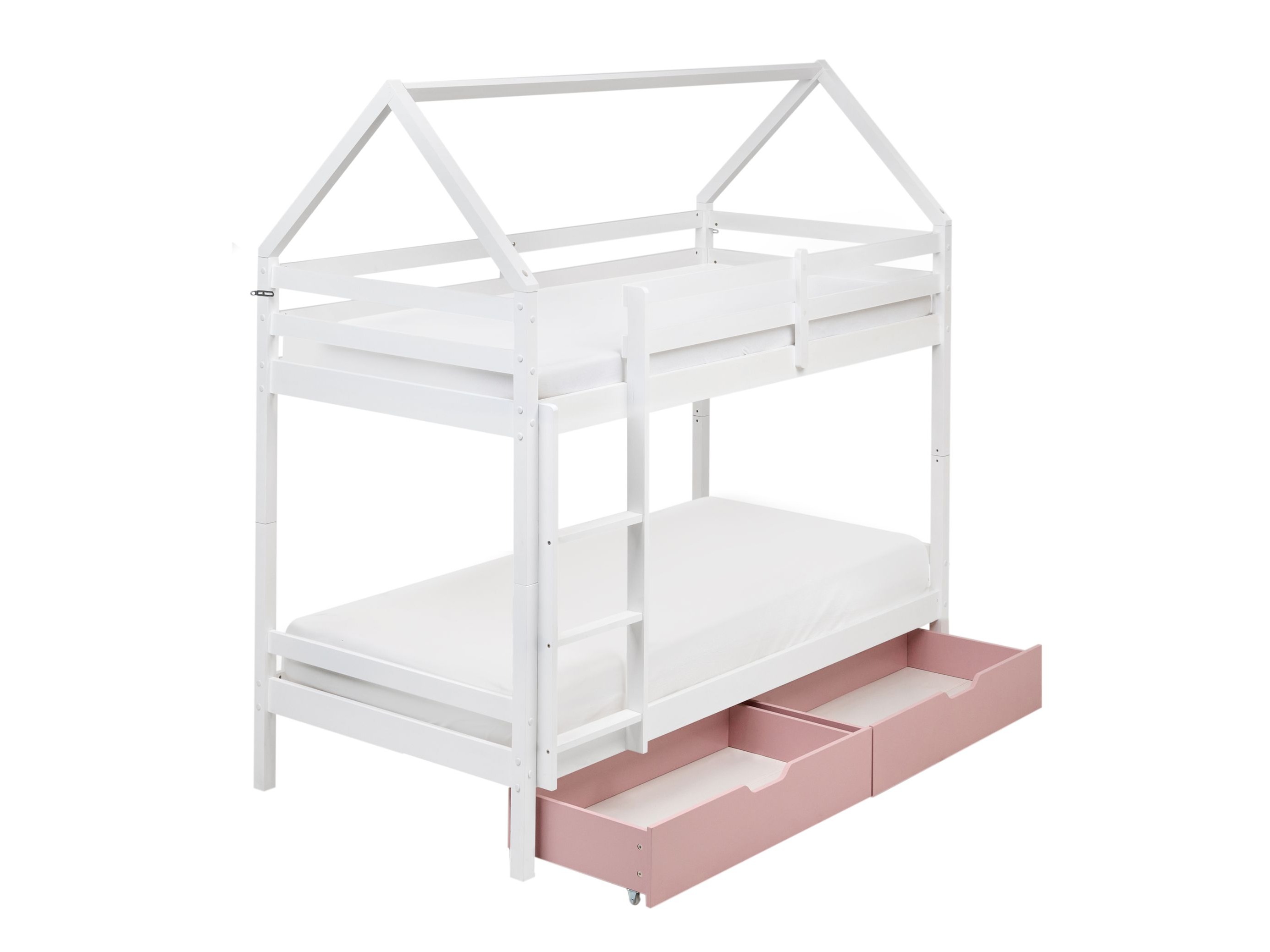 Krevet na kat Berwyn 2794 (Bijela + Ružičasta)