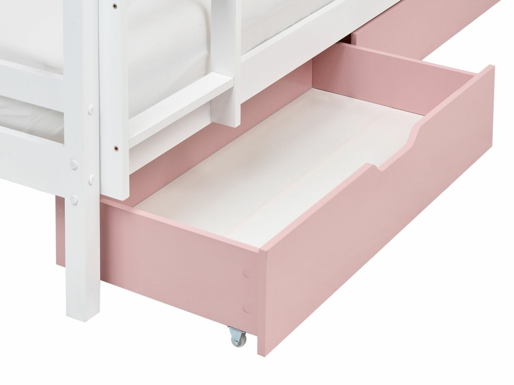 Krevet na kat Berwyn 2794 (Bijela + Ružičasta)