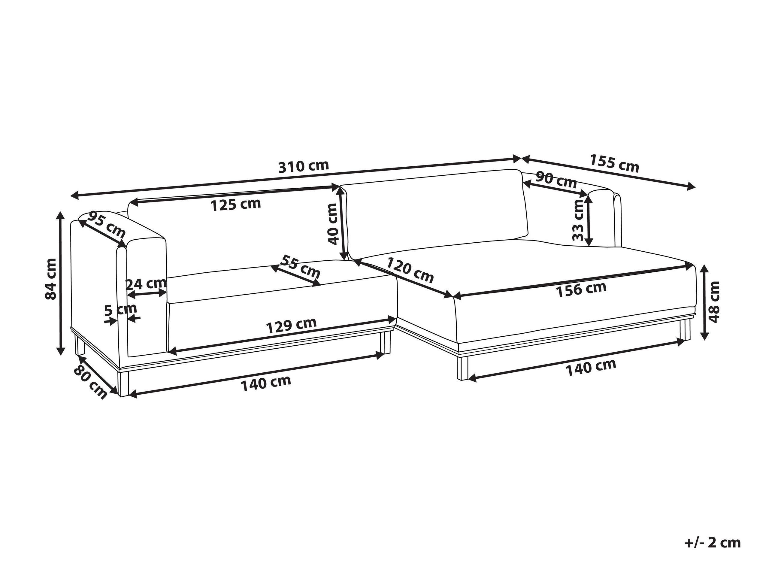Kutna garnitura Berwyn 2798 (Taupe)